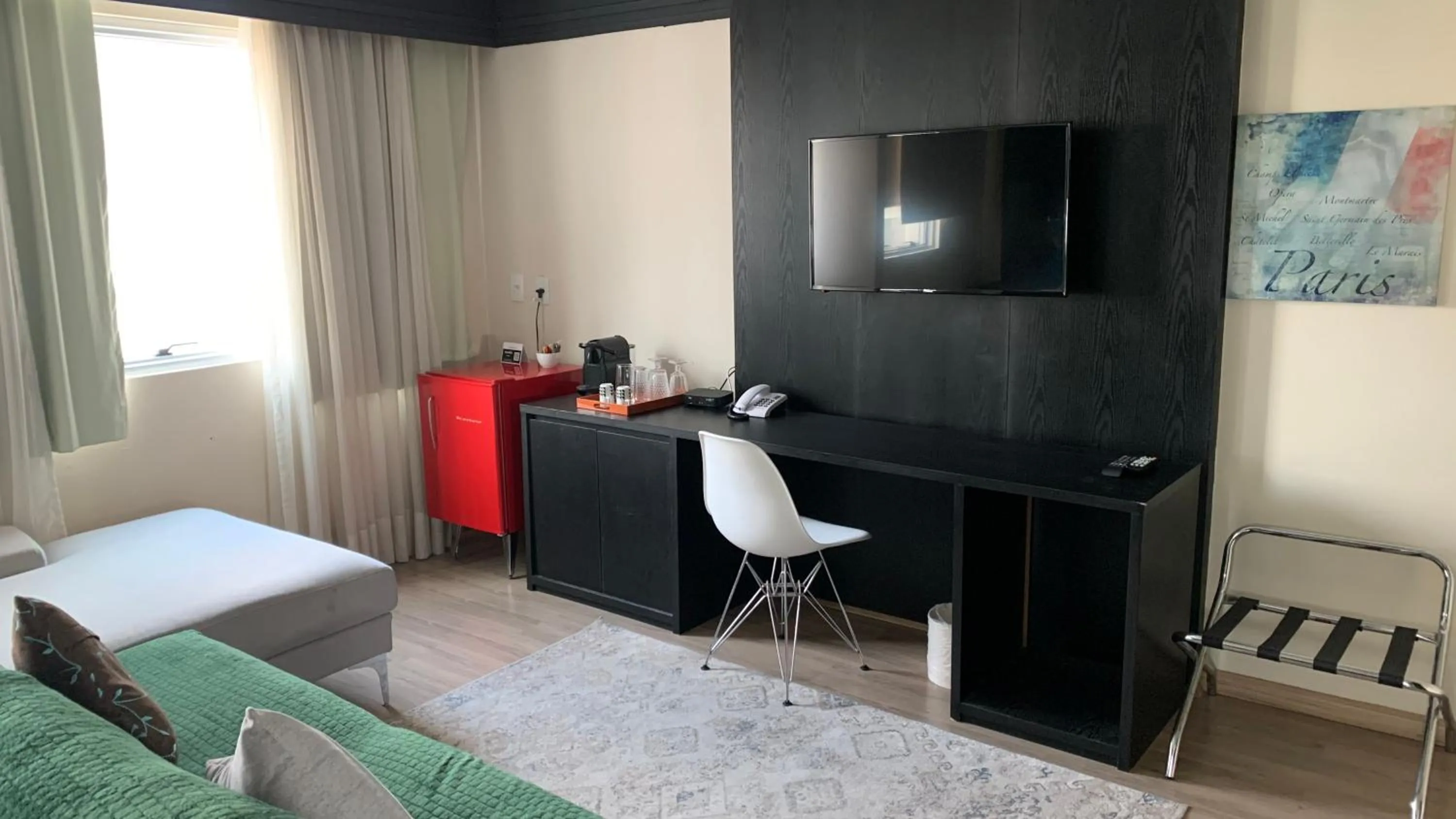 Bed in HOTEL SHOPPING VILA OLIMPIA