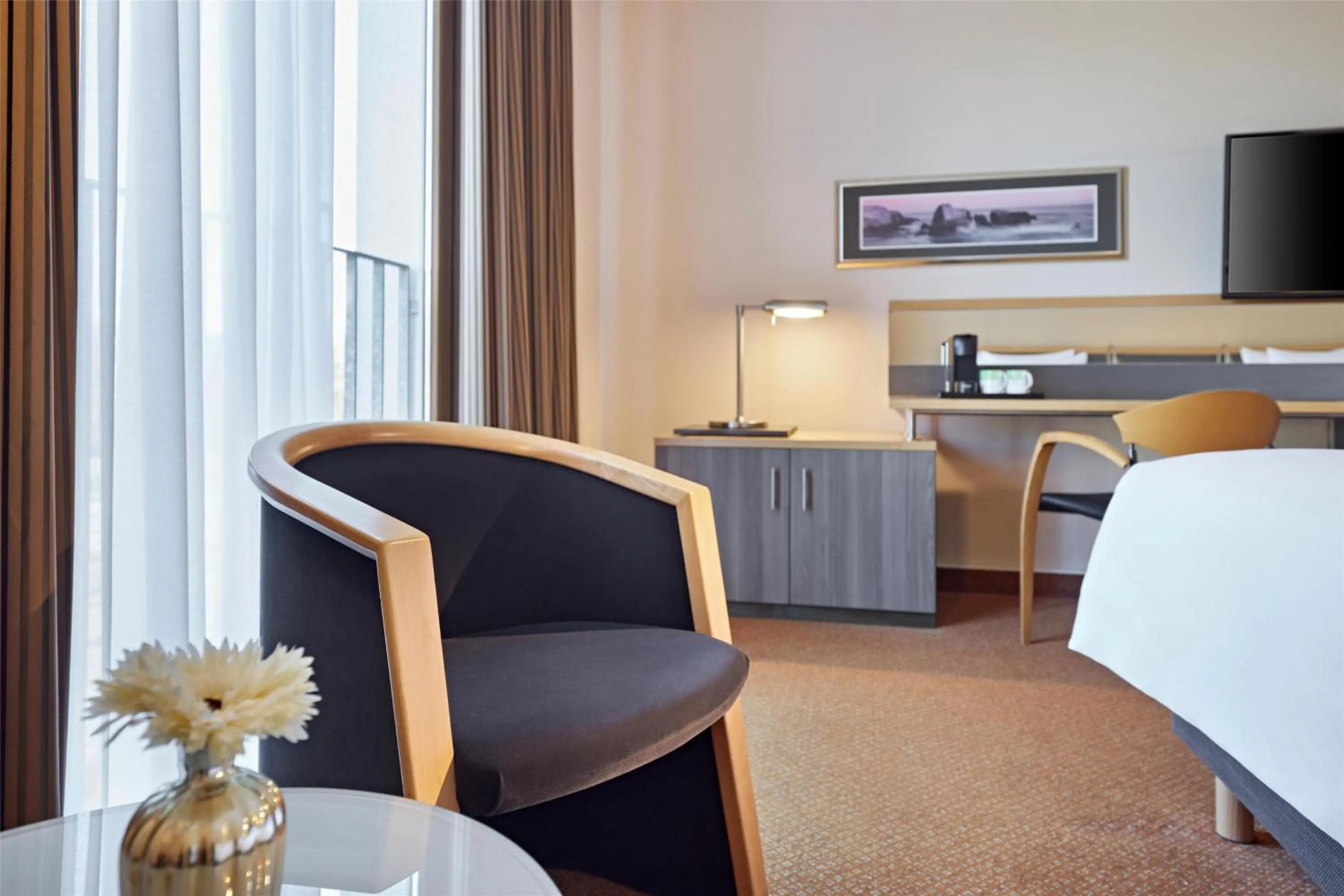 Bedroom, Bed in Lindner Hotel Leverkusen BayArena, part of JdV by Hyatt