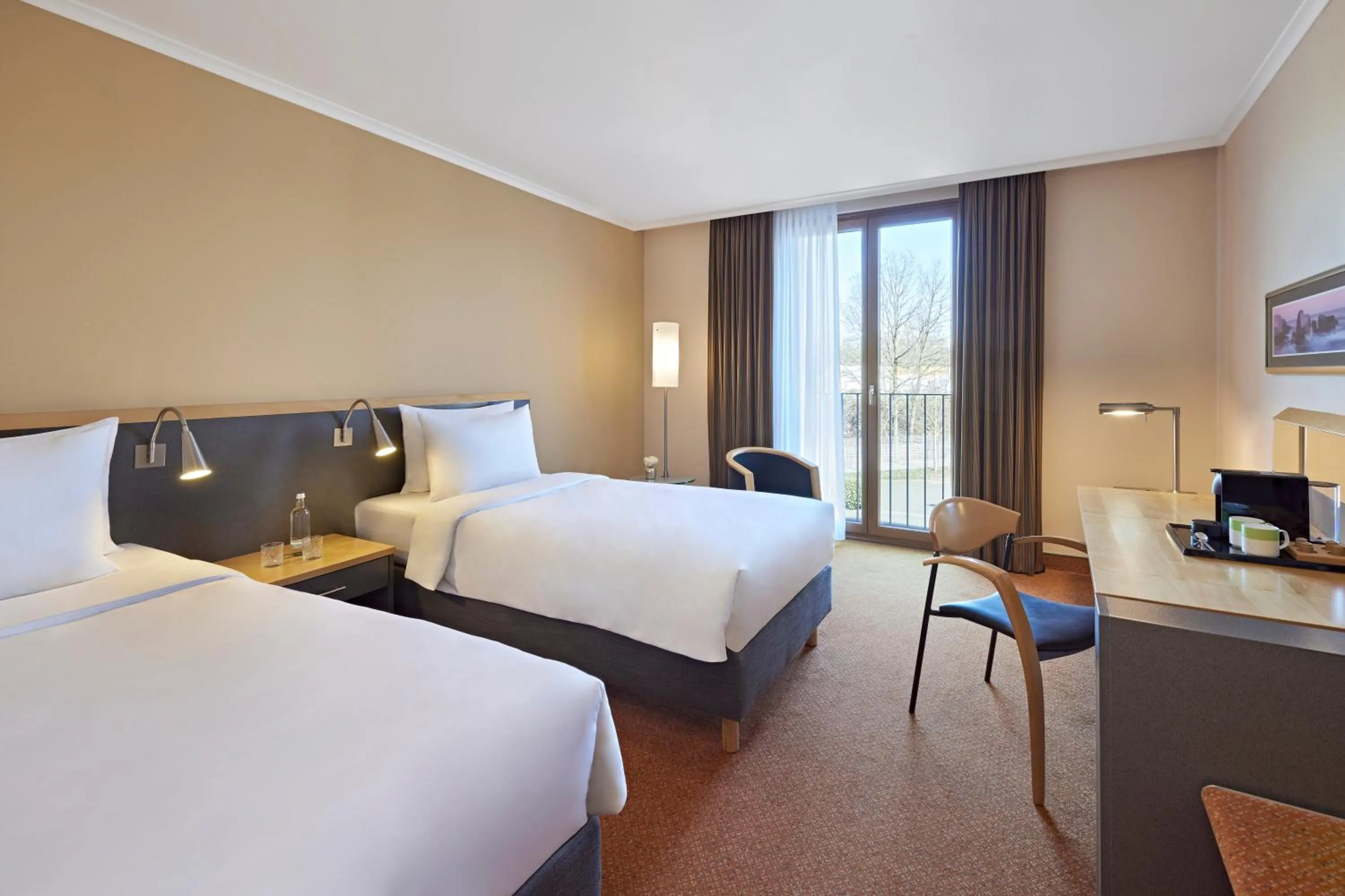 Bed in Lindner Hotel Leverkusen BayArena, part of JdV by Hyatt