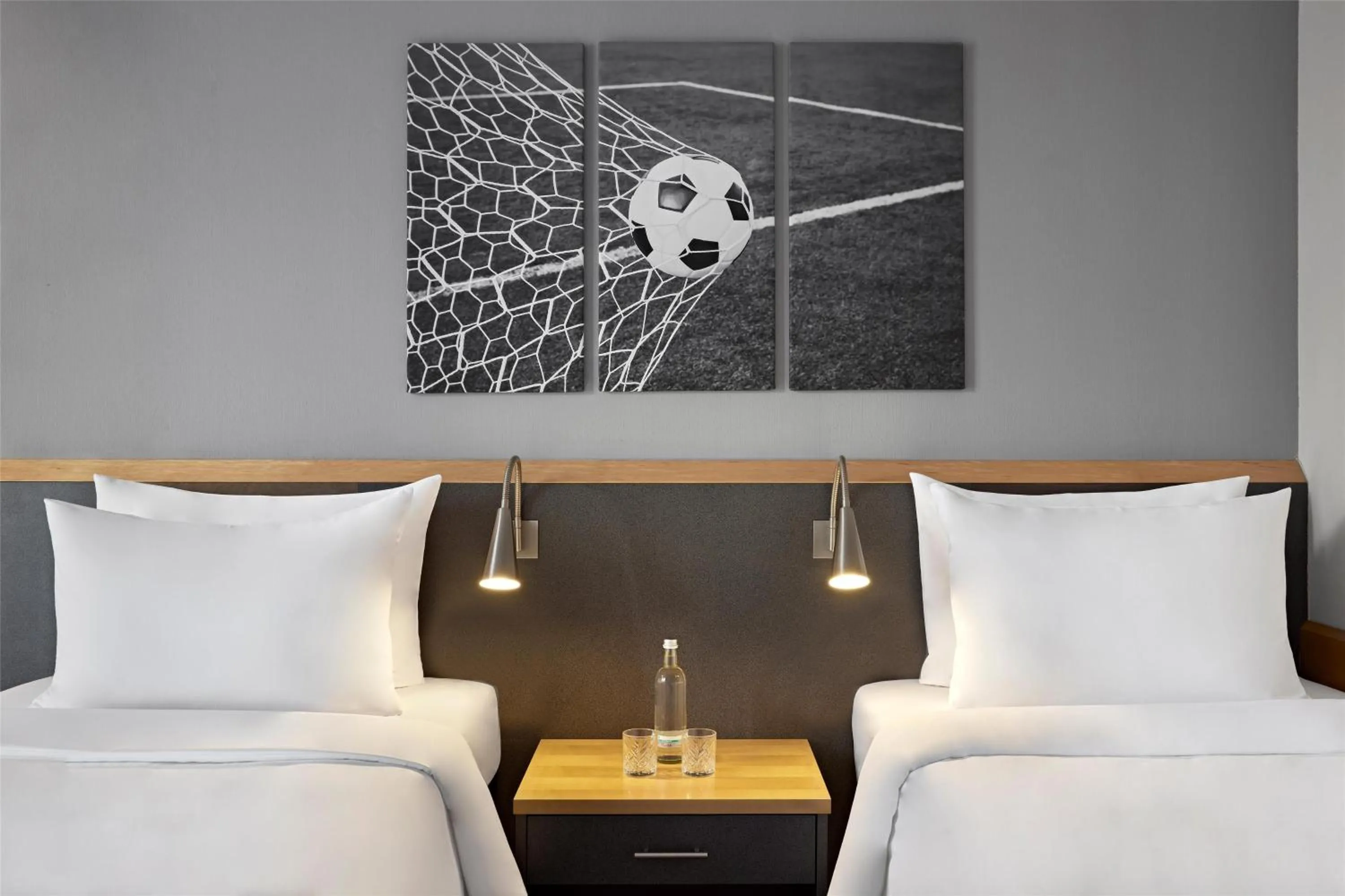 Bedroom, Bed in Lindner Hotel Leverkusen BayArena, part of JdV by Hyatt