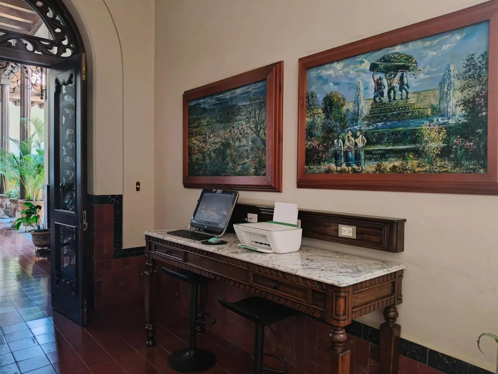 Seating area in HOTEL MI SOLAR EJECUTIVO
