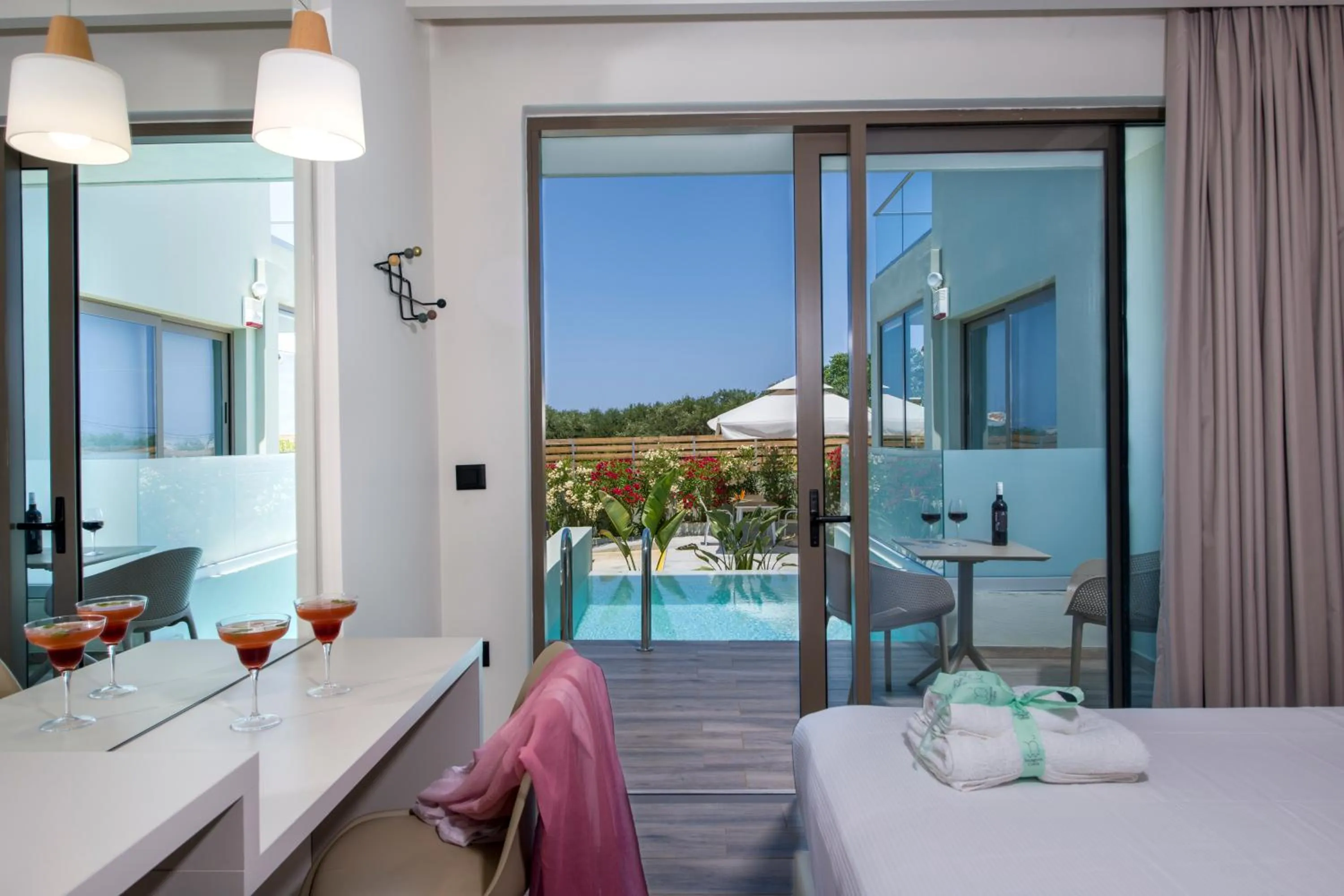 Balcony/Terrace in Incognito Creta Luxury Suites and More
