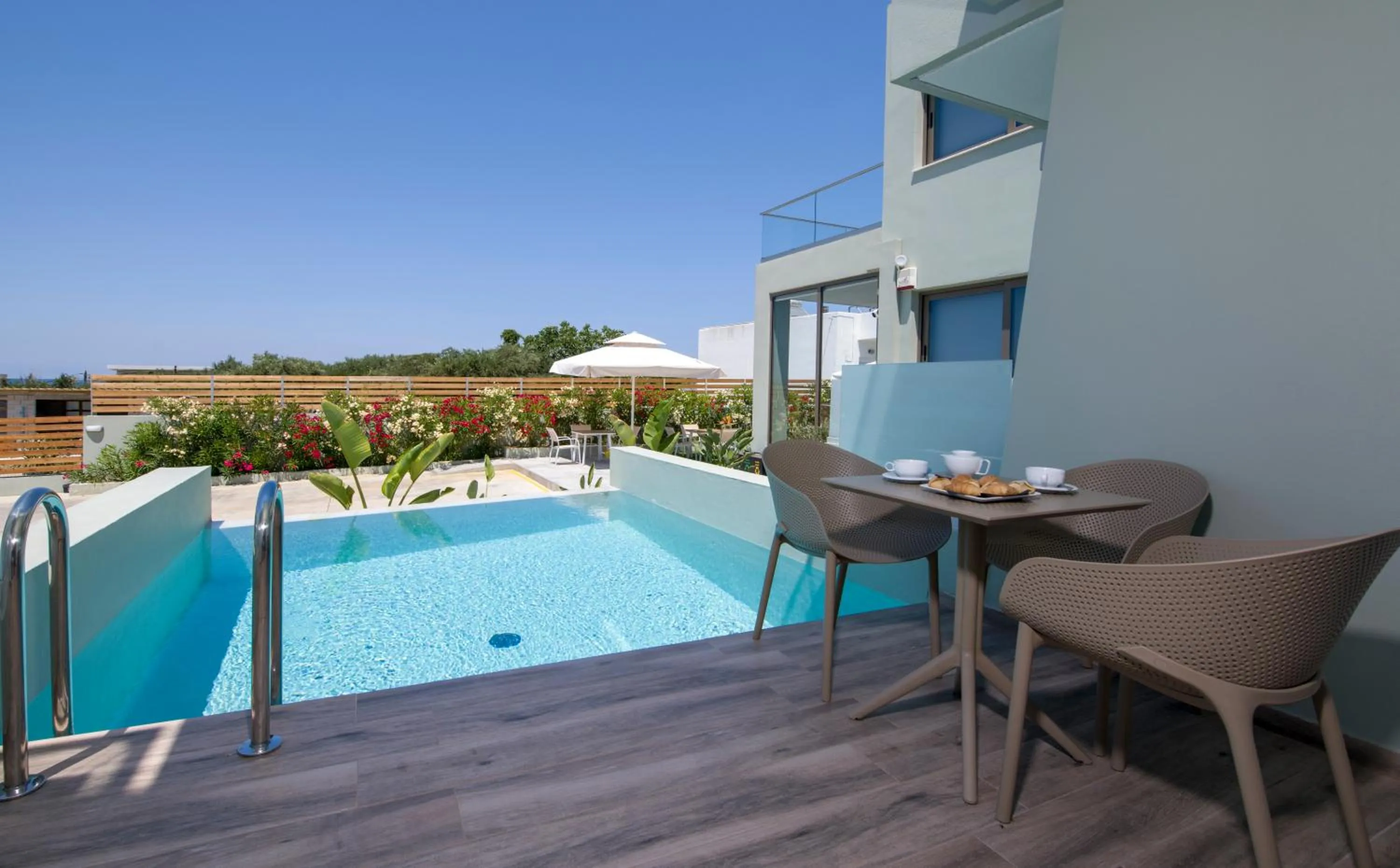 Pool view in Incognito Creta Luxury Suites and More