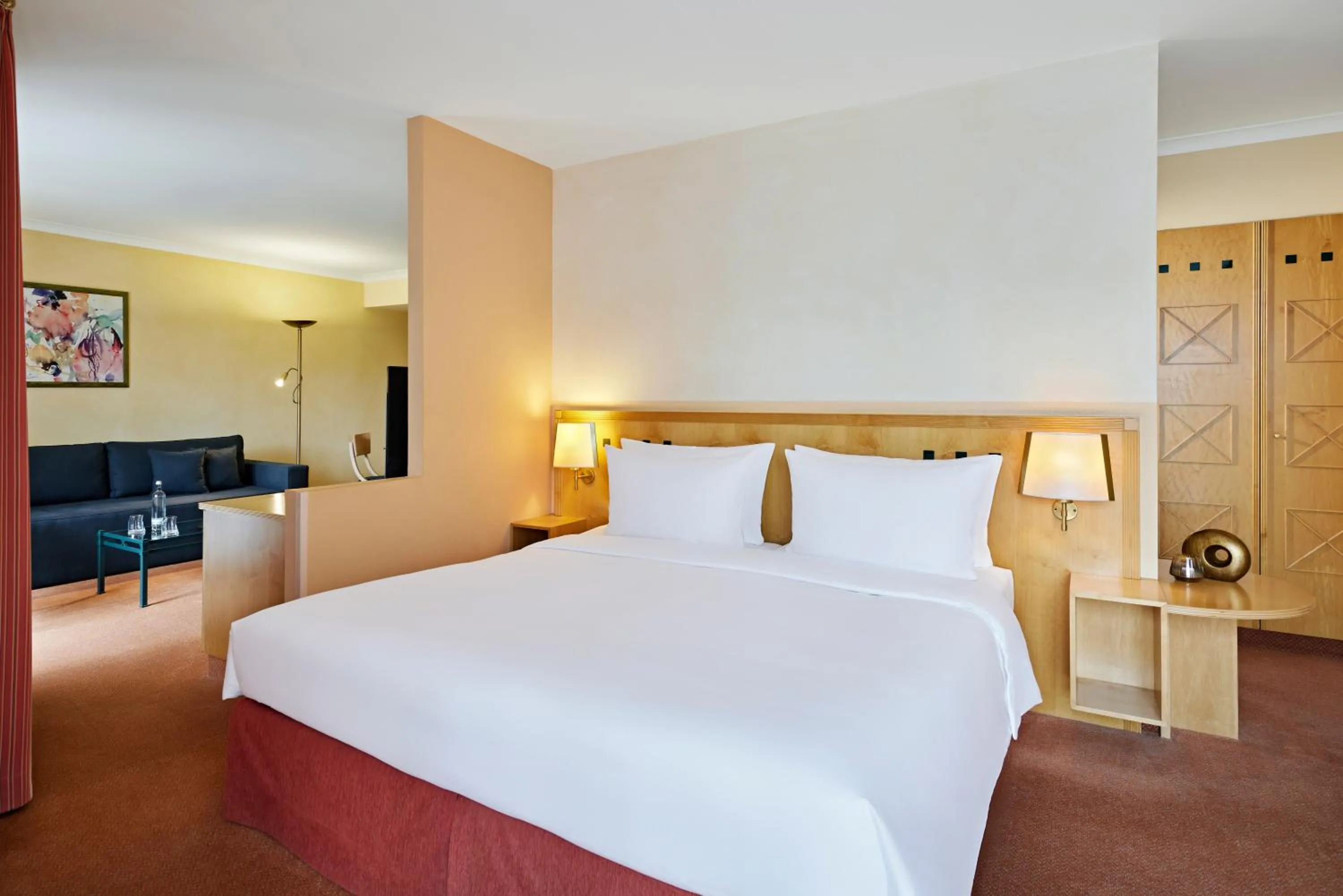 Bedroom, Bed in Golf- und Sporthotel Wiesensee