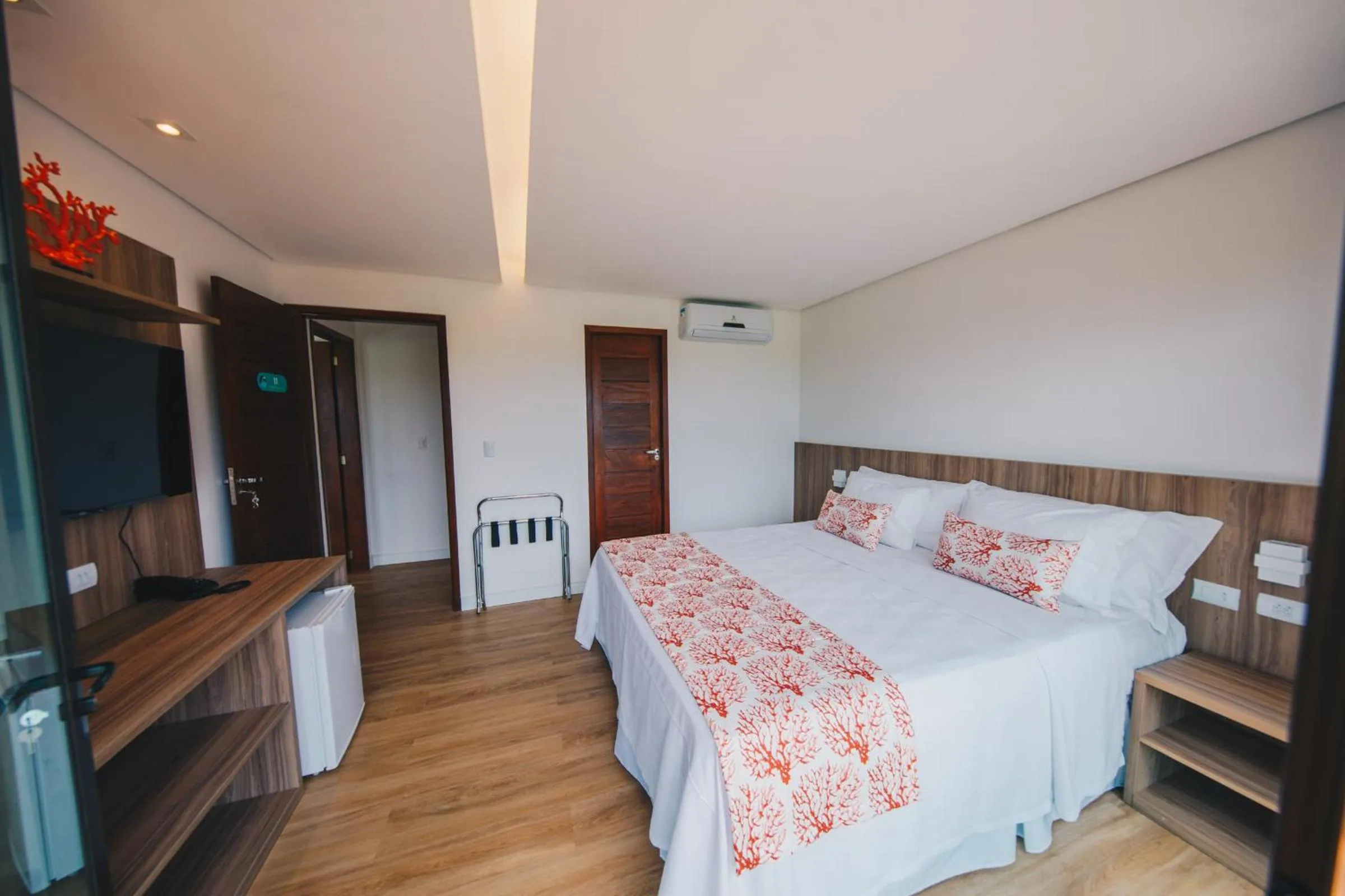 Bed in Pousada Morro do Farol