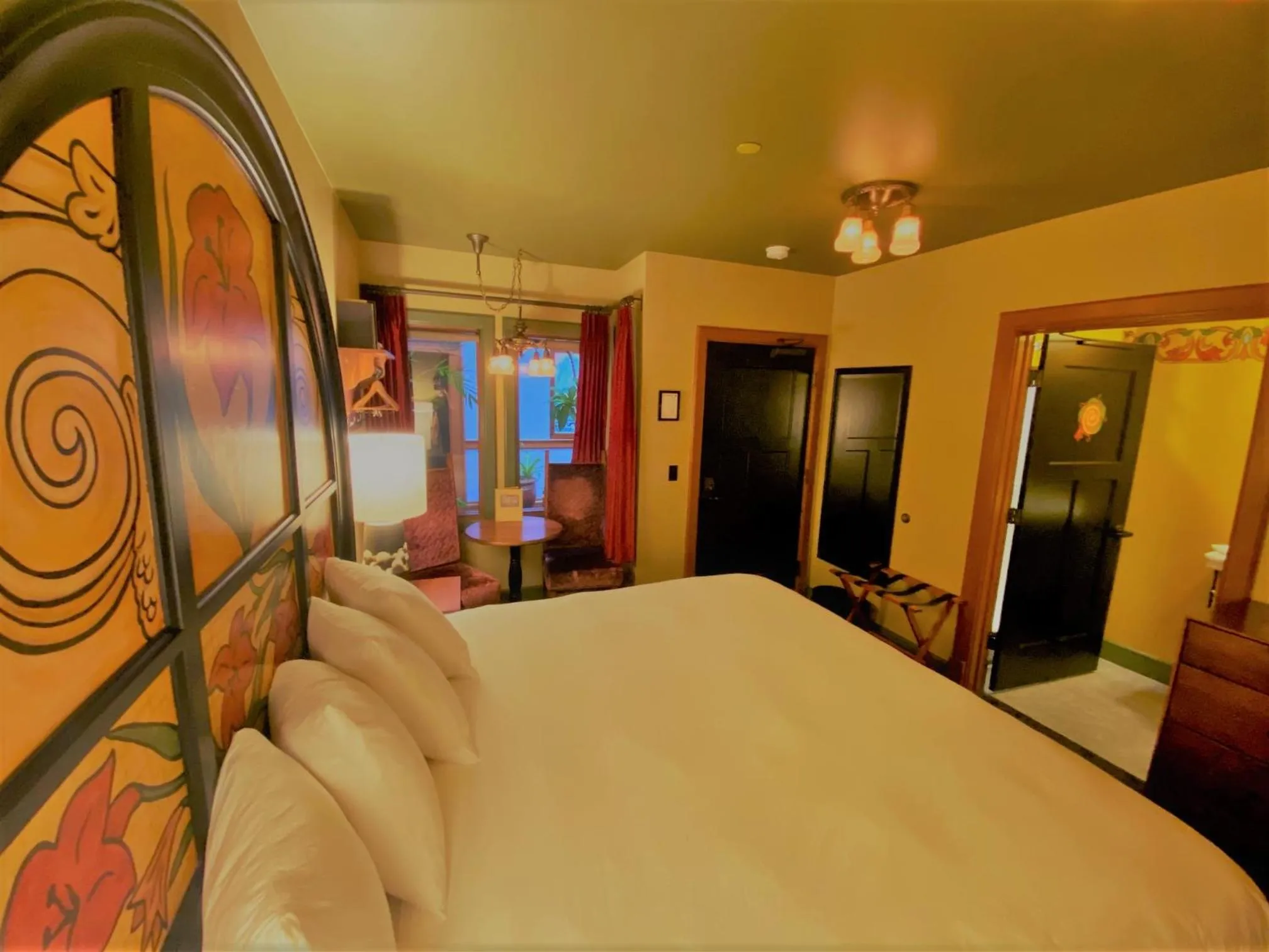 Photo of the whole room, Bed in McMenamins Elks Temple