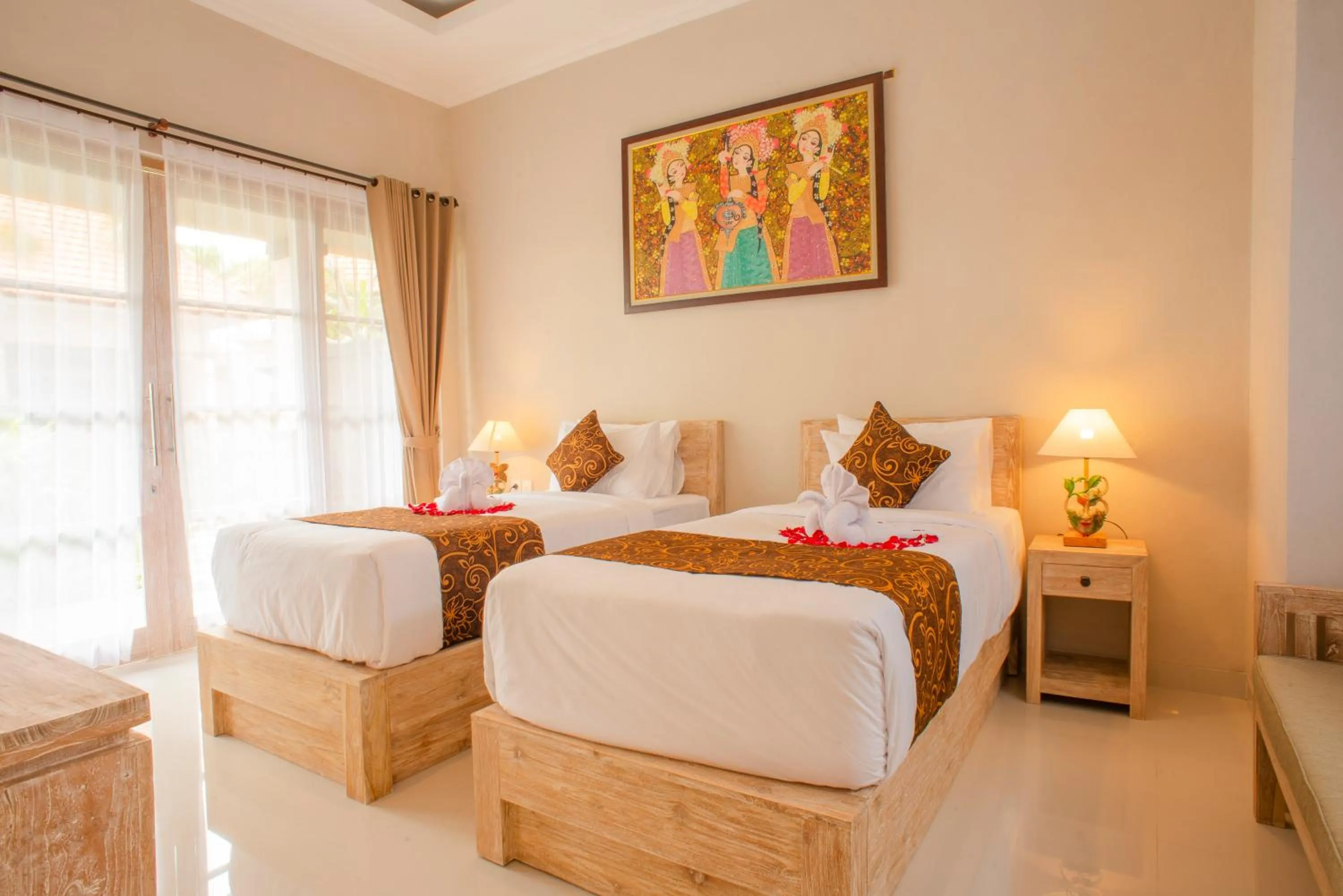 Bed in Auma Villa by Prasi