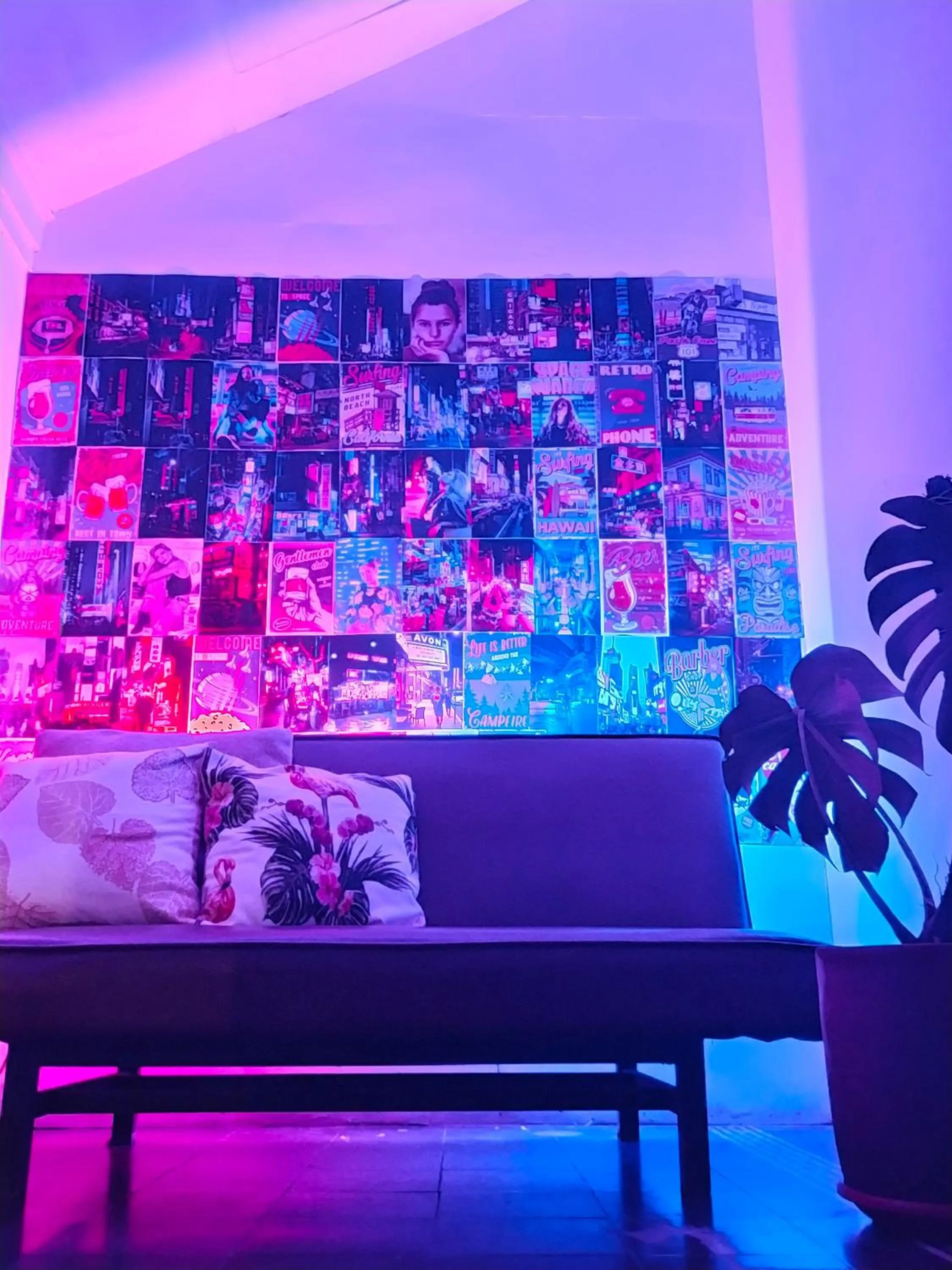 Seating area in SEMERU HOSTEL MALANG