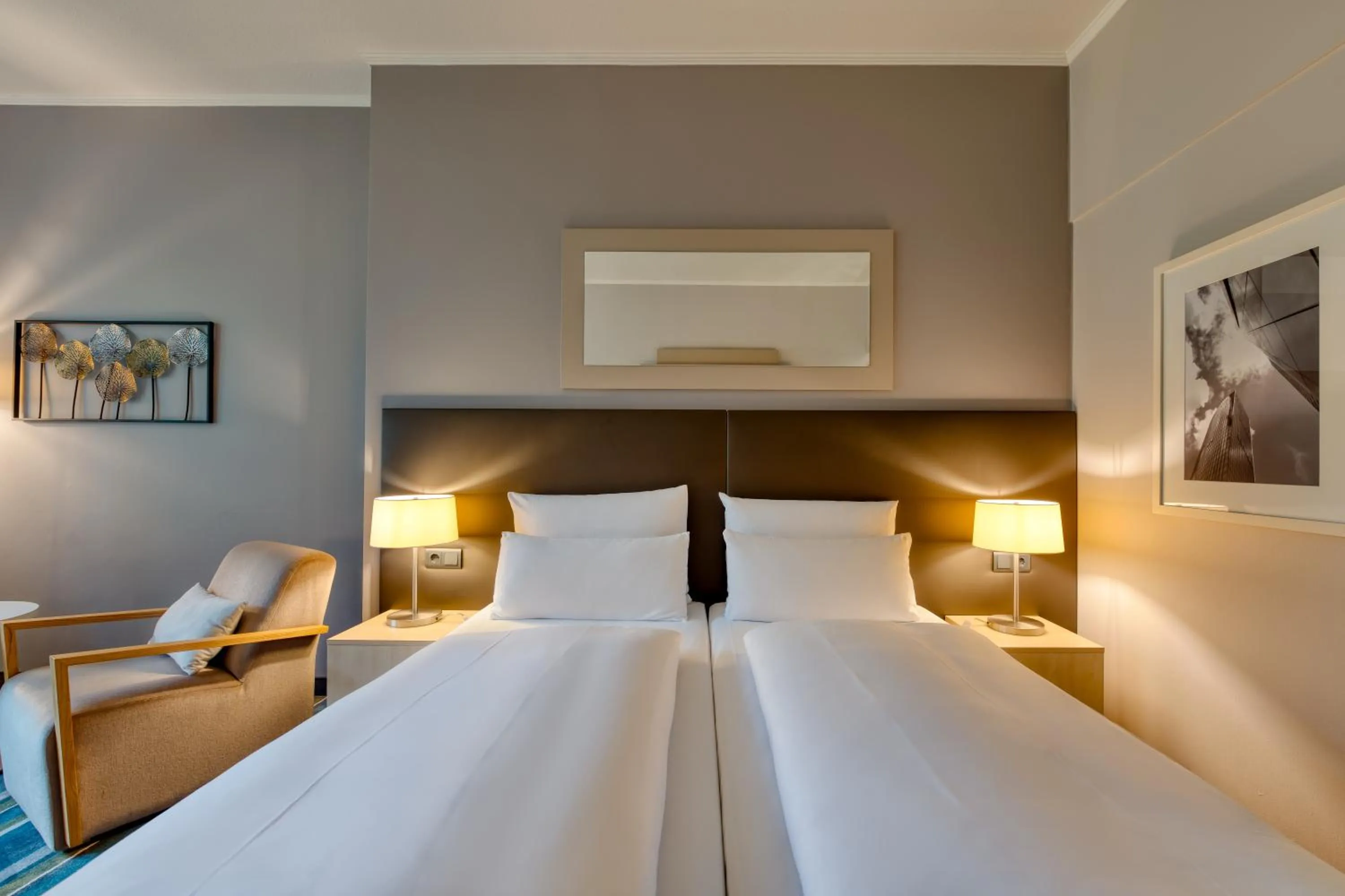 Bed in Mercure Düsseldorf Kaarst