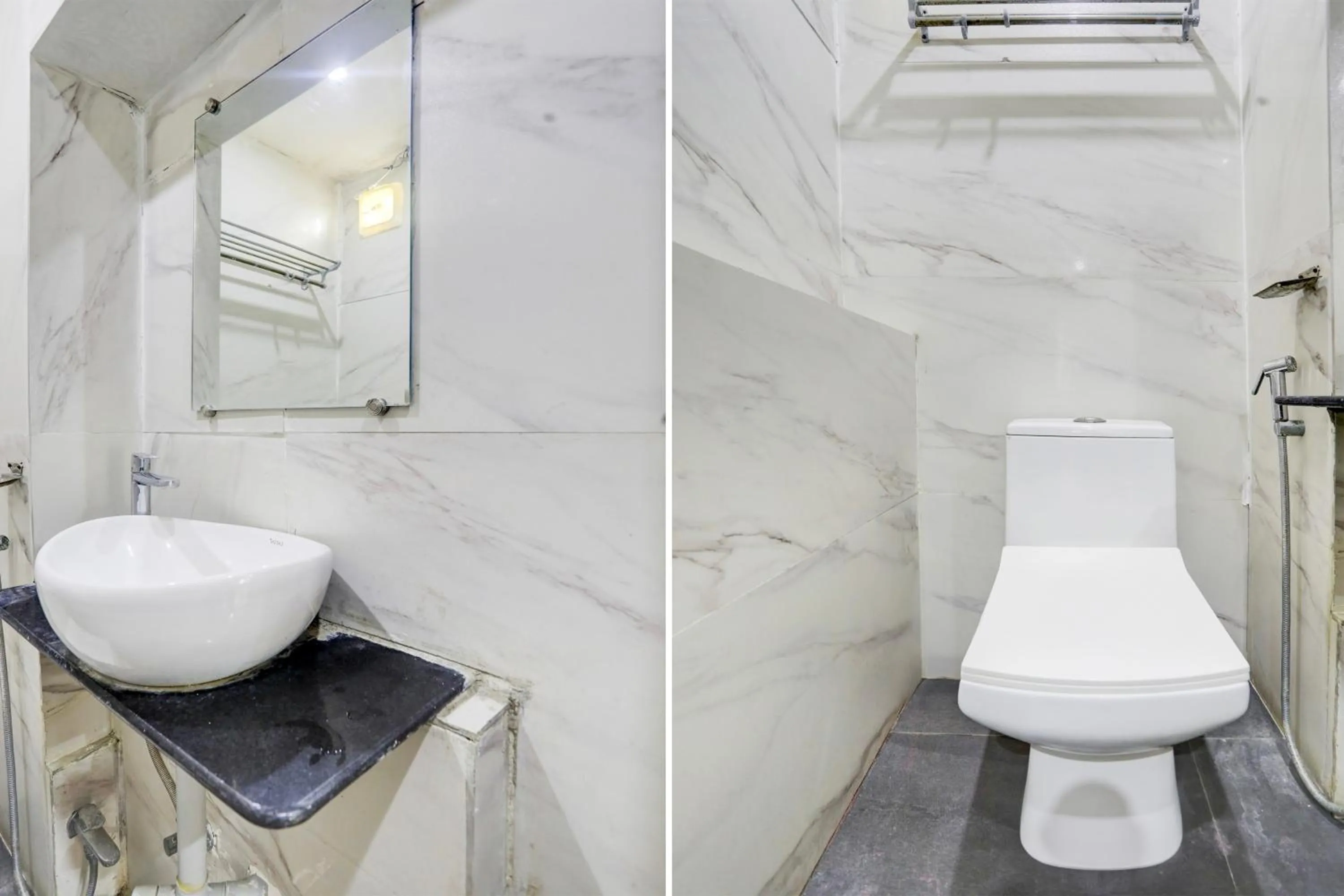 Bathroom in Hotel O Wardha Road Near Airport