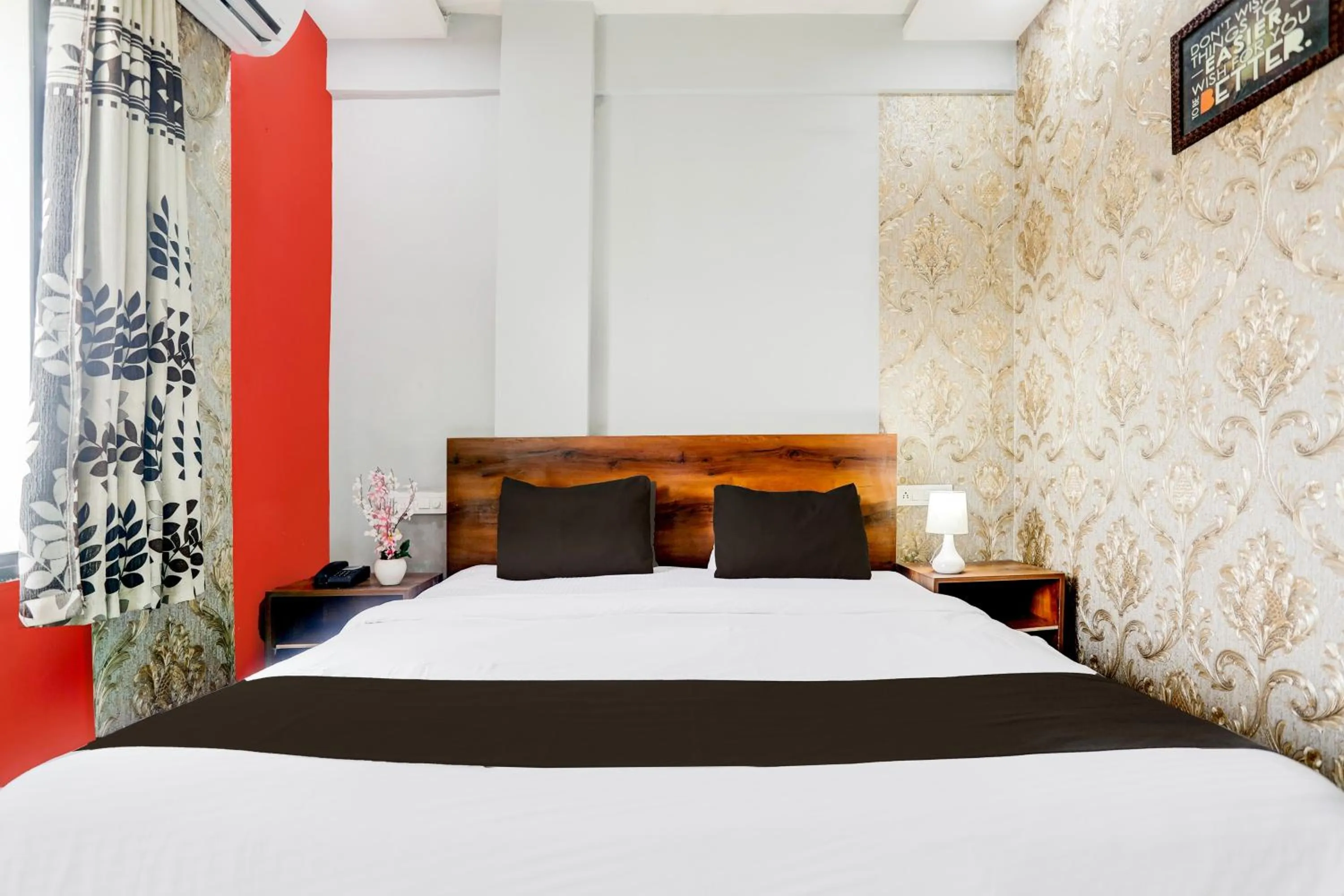 Bedroom, Bed in Hotel O Wardha Road Near Airport