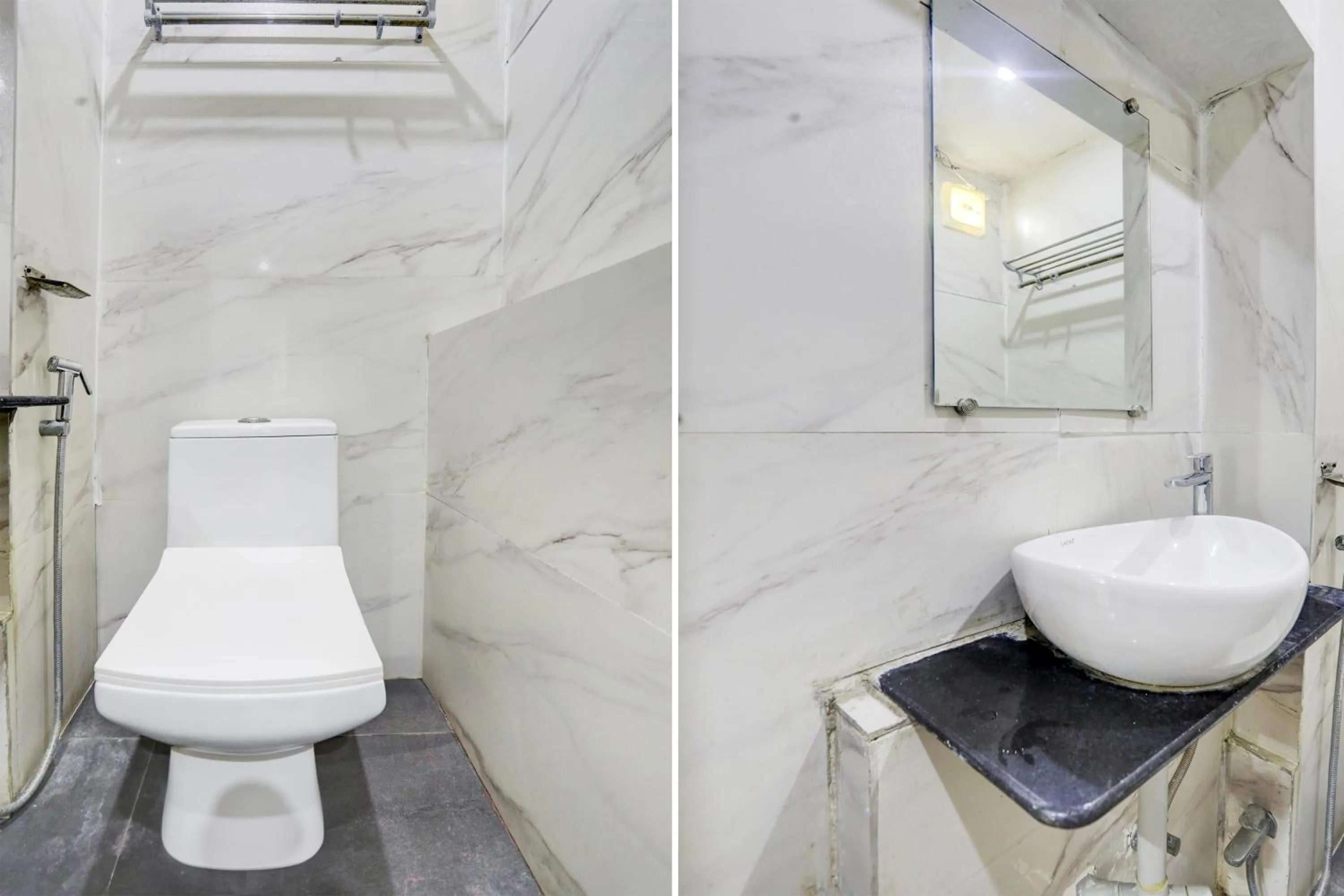 Bathroom in Hotel O Wardha Road Near Airport