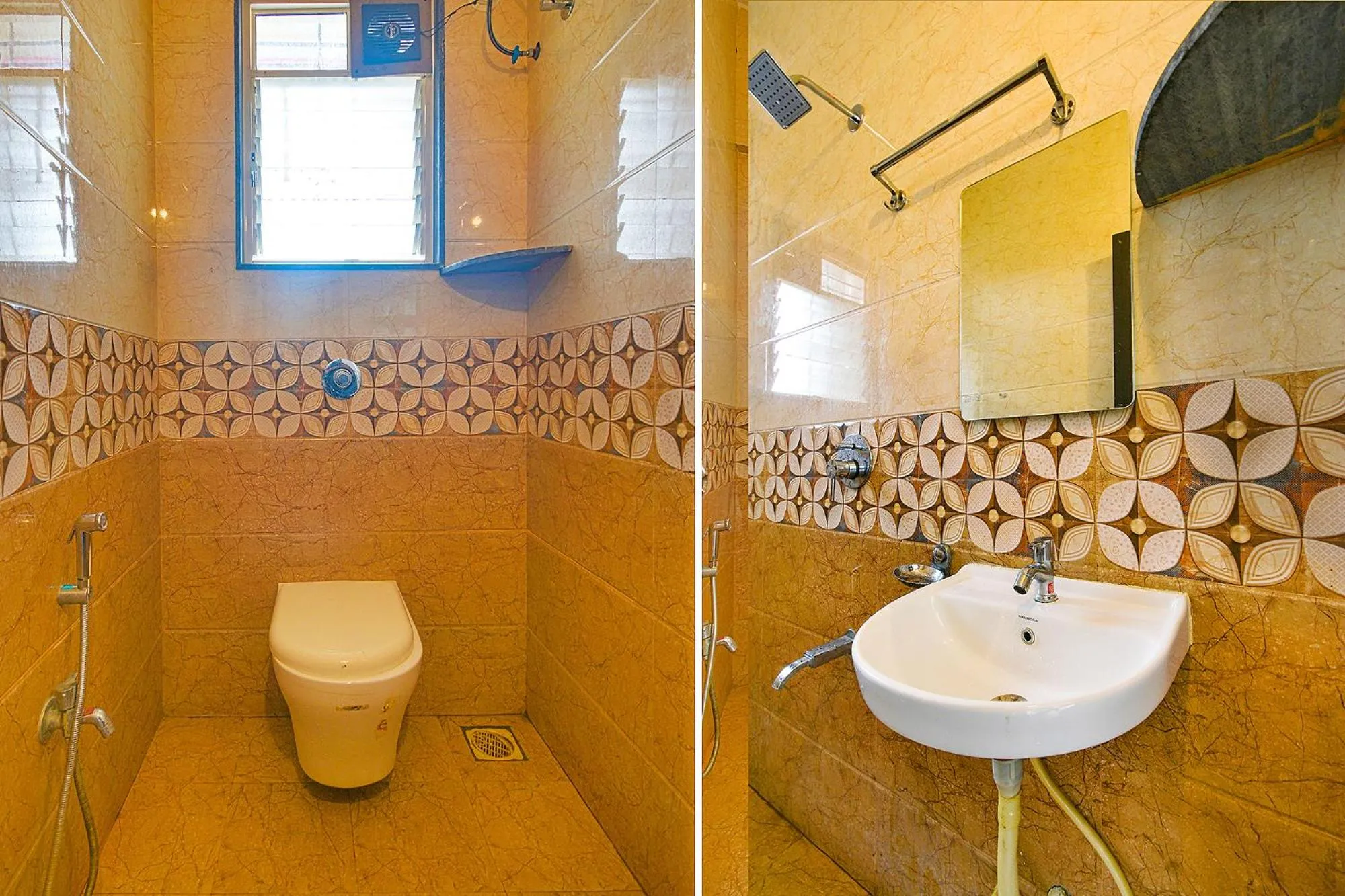 Shower in FabExpress Golden Leaf Airport