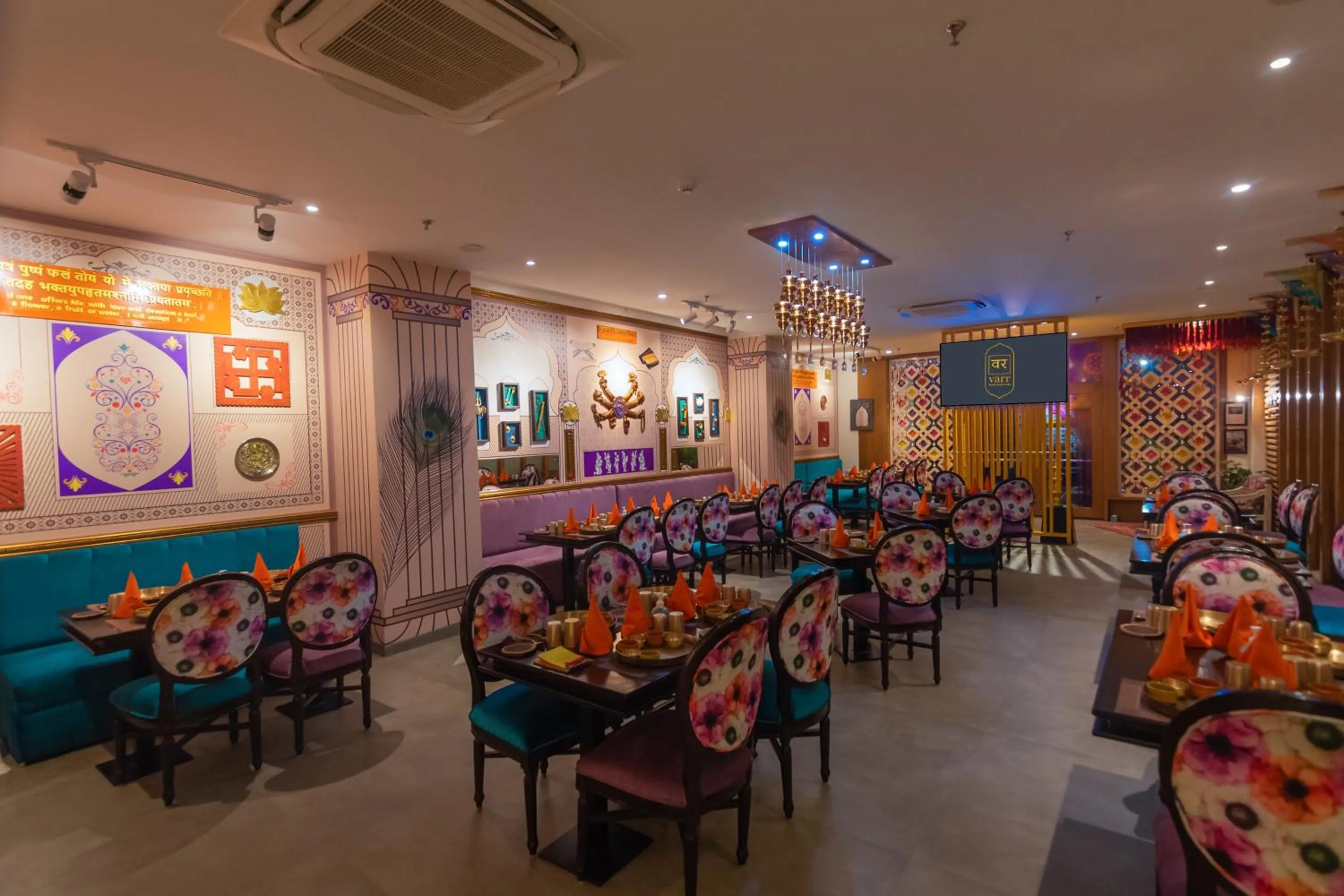 Restaurant/places to eat in HOLYWATER Hotel by Ganga Kinare #150 mts from Ganga Ghat Rishikesh