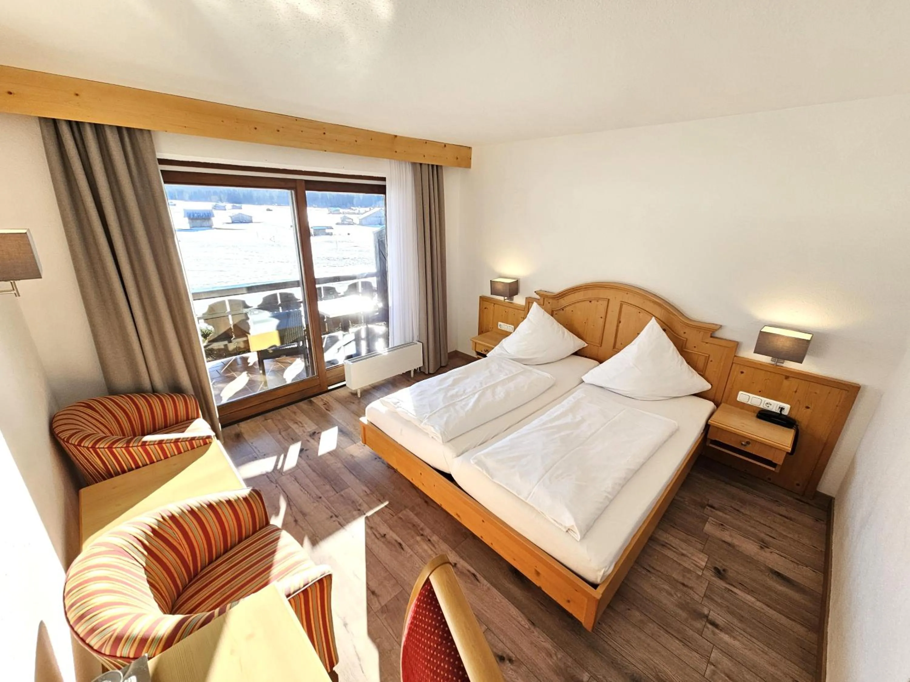 Bed in Hotel Cafe Fuggerhof