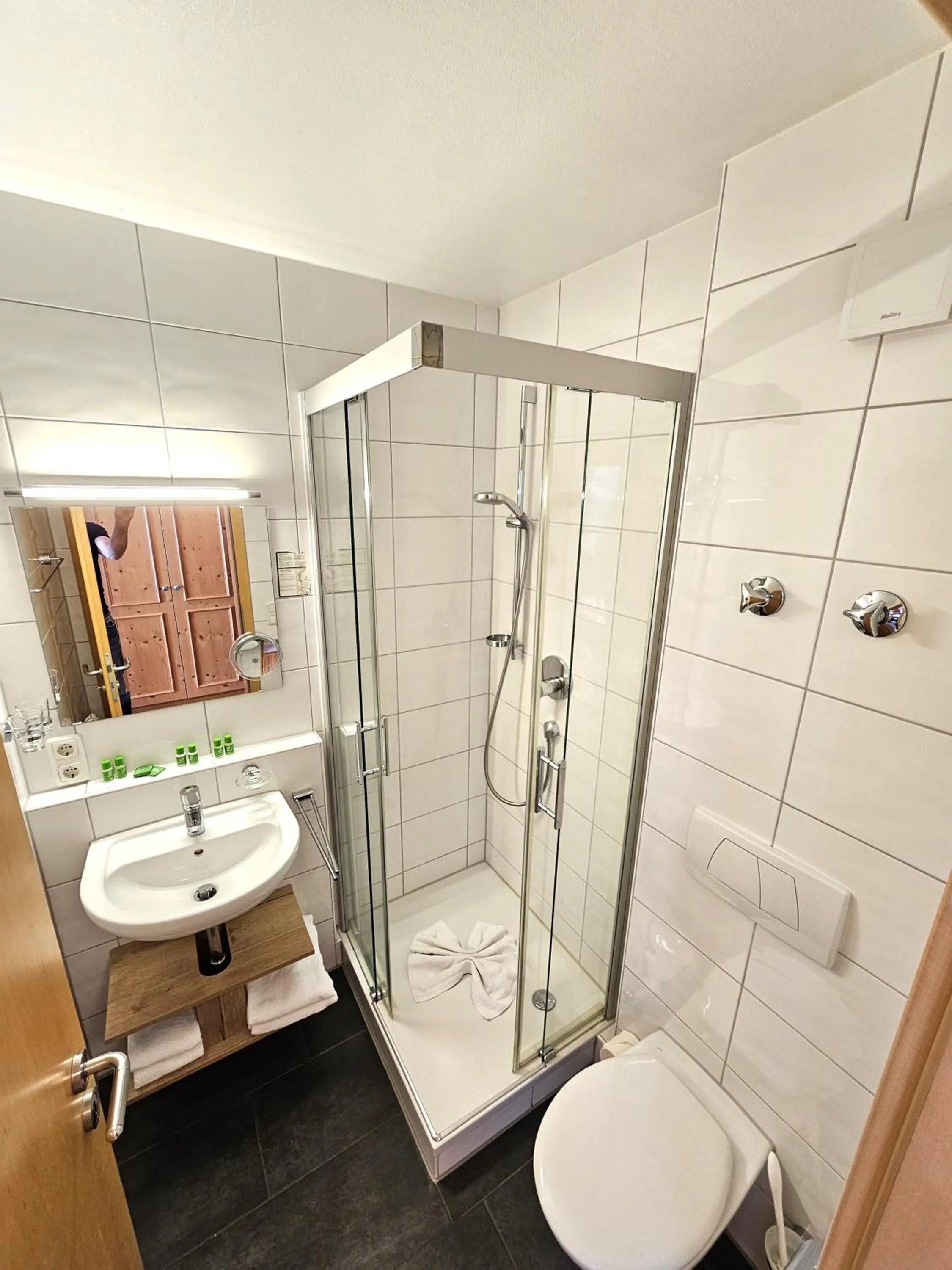 Shower in Hotel Cafe Fuggerhof