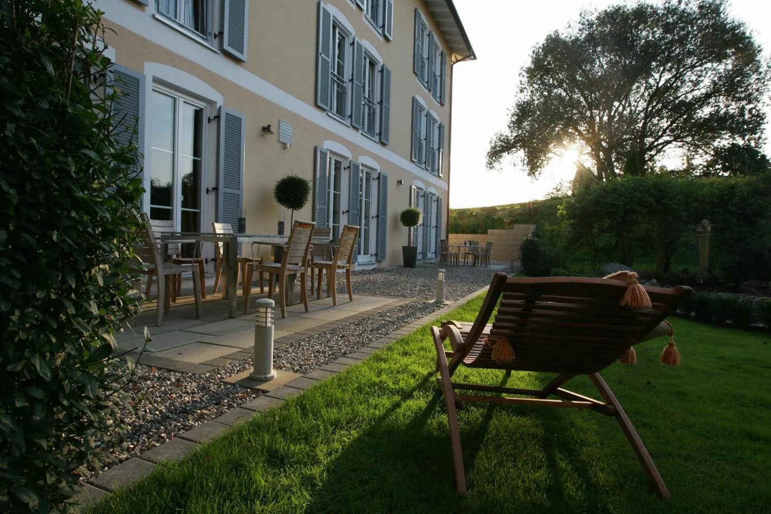 Patio in Ampervilla Hotel