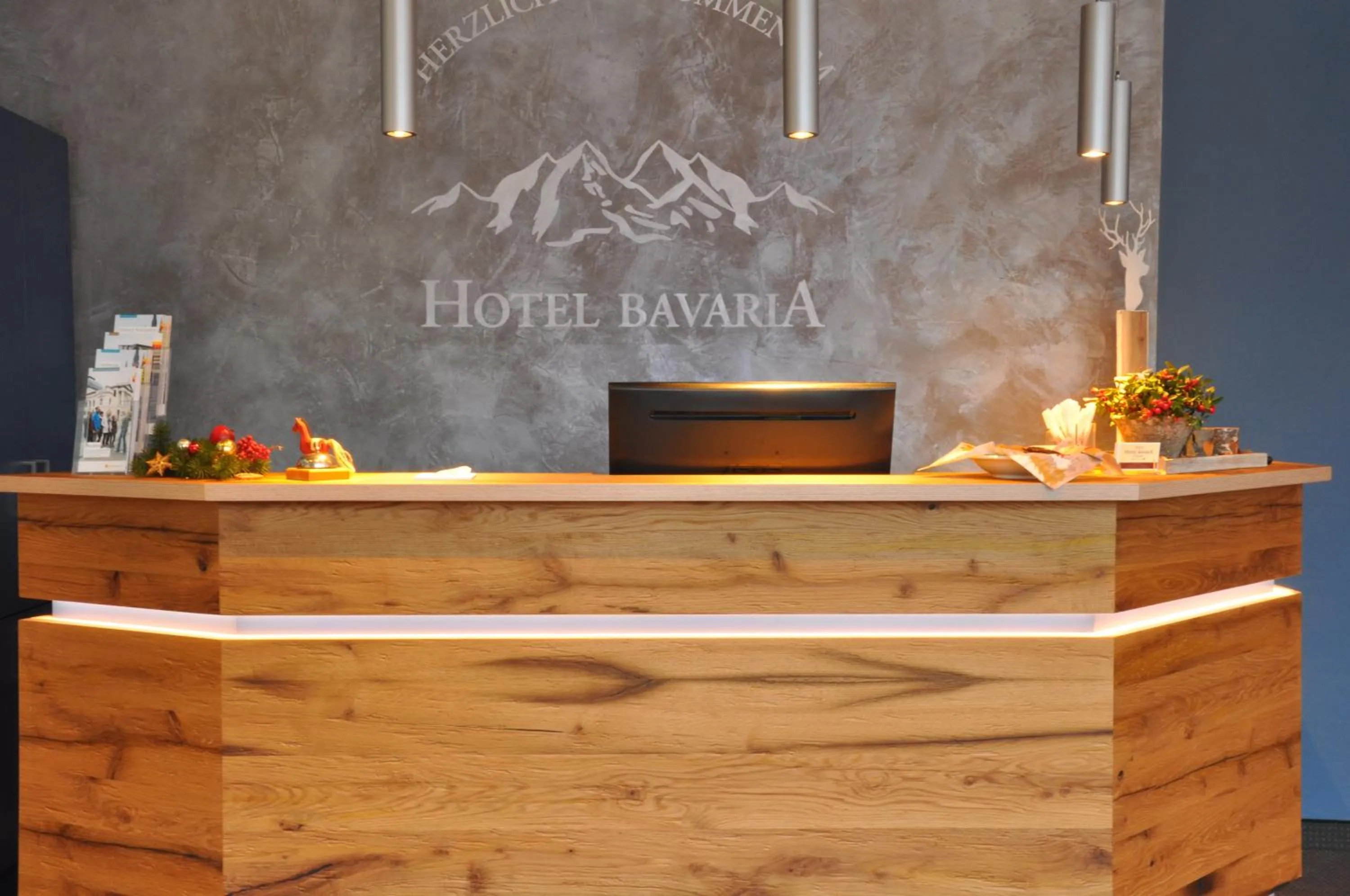 Lobby or reception in Hotel Bavaria Oldenburg
