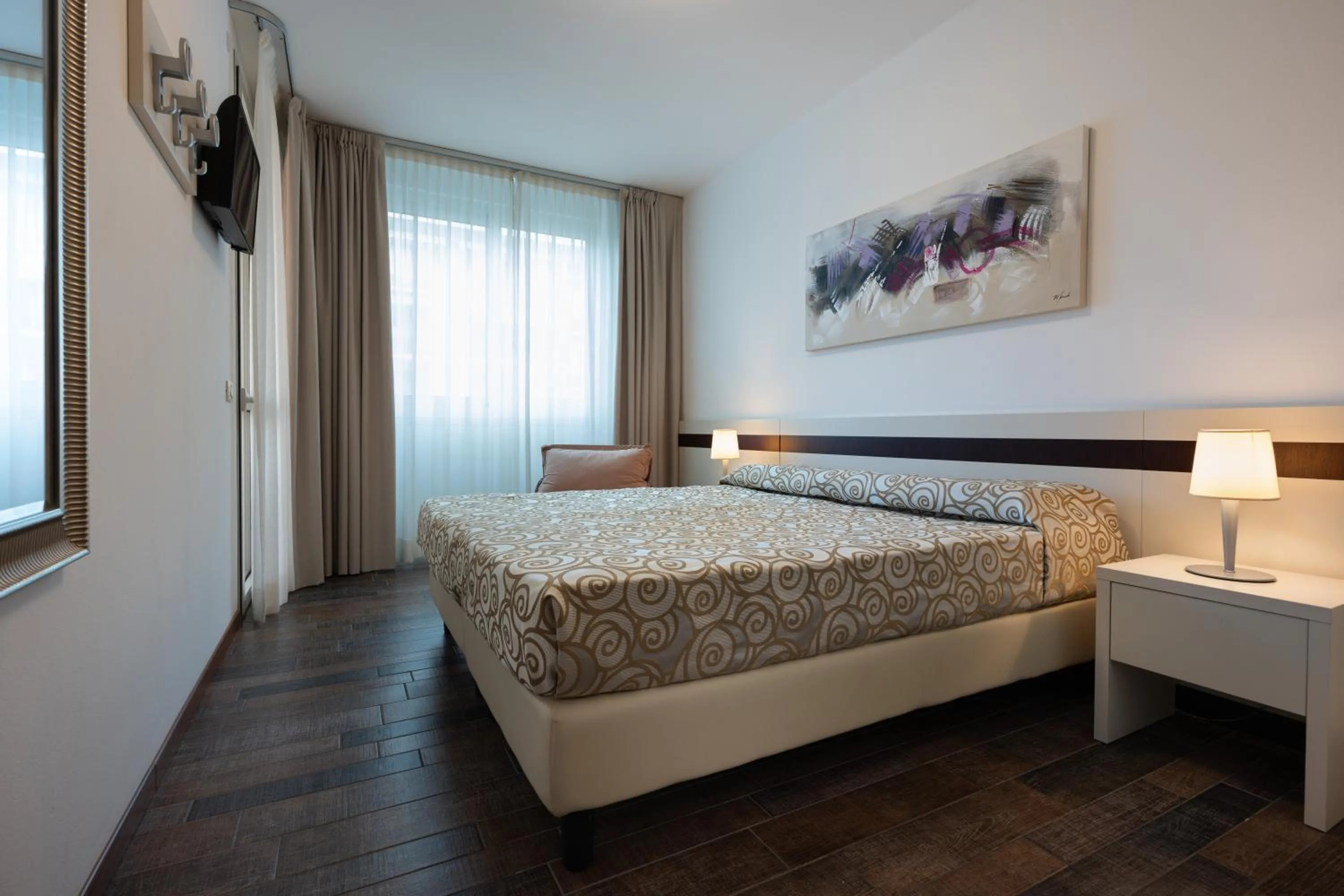 Bedroom, Bed in Aparthotel Holiday