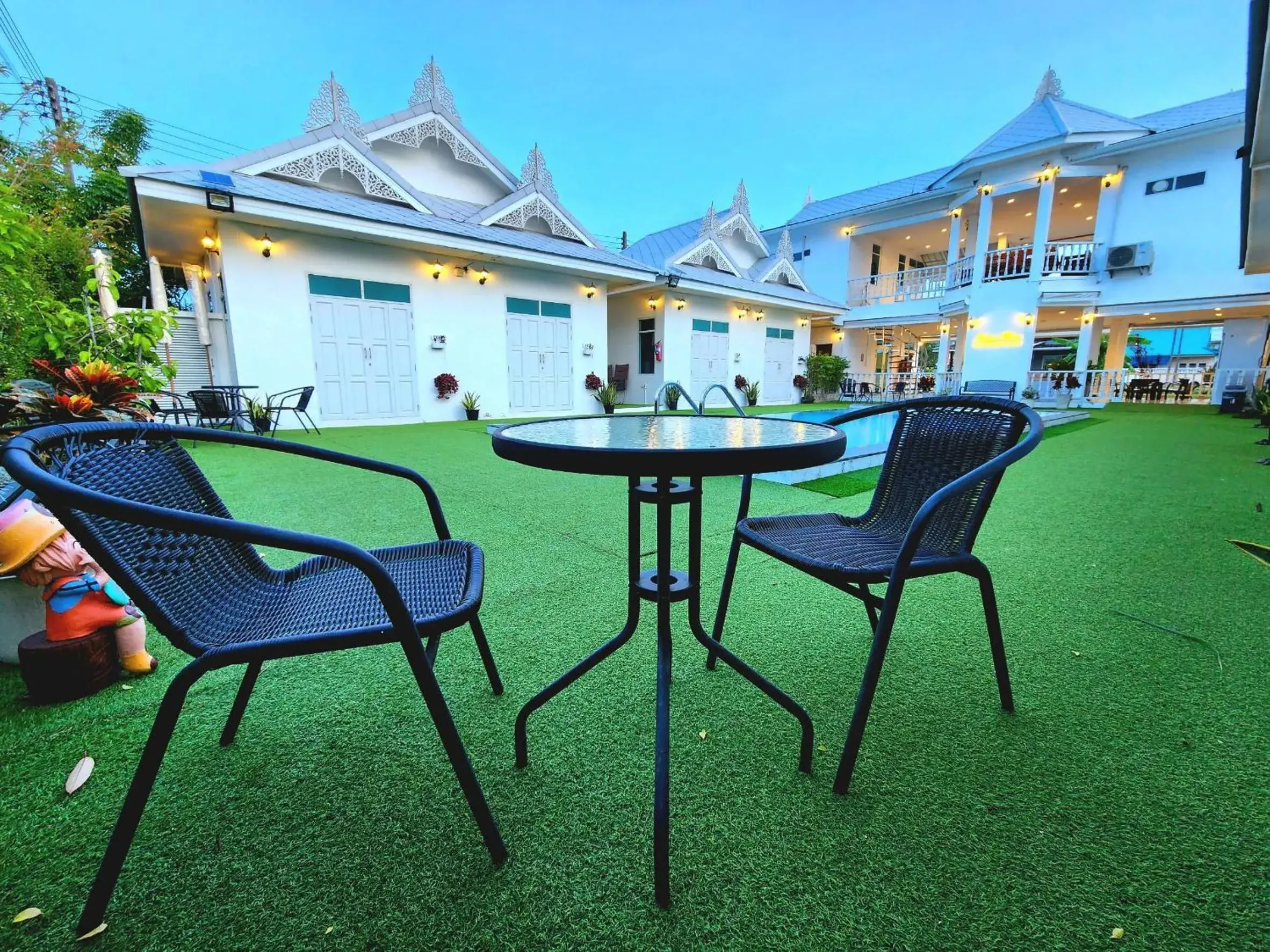 Garden view in Bianco House Resort Garden view in Bianco House Resort