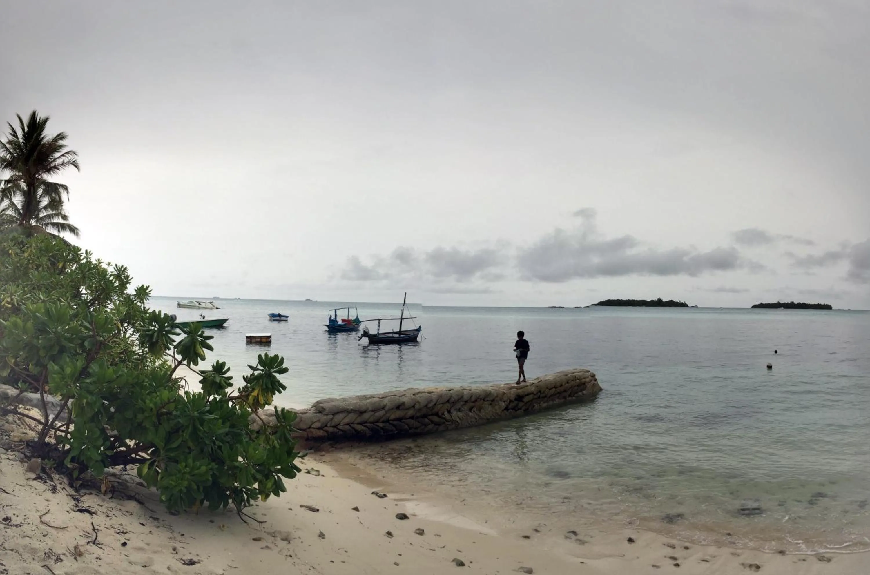 Natural landscape in Ocean Way Guraidhoo
