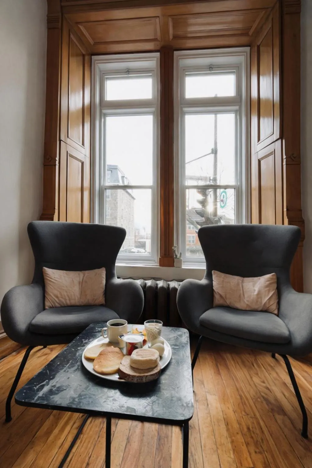 Seating area in Auberge du Plateau