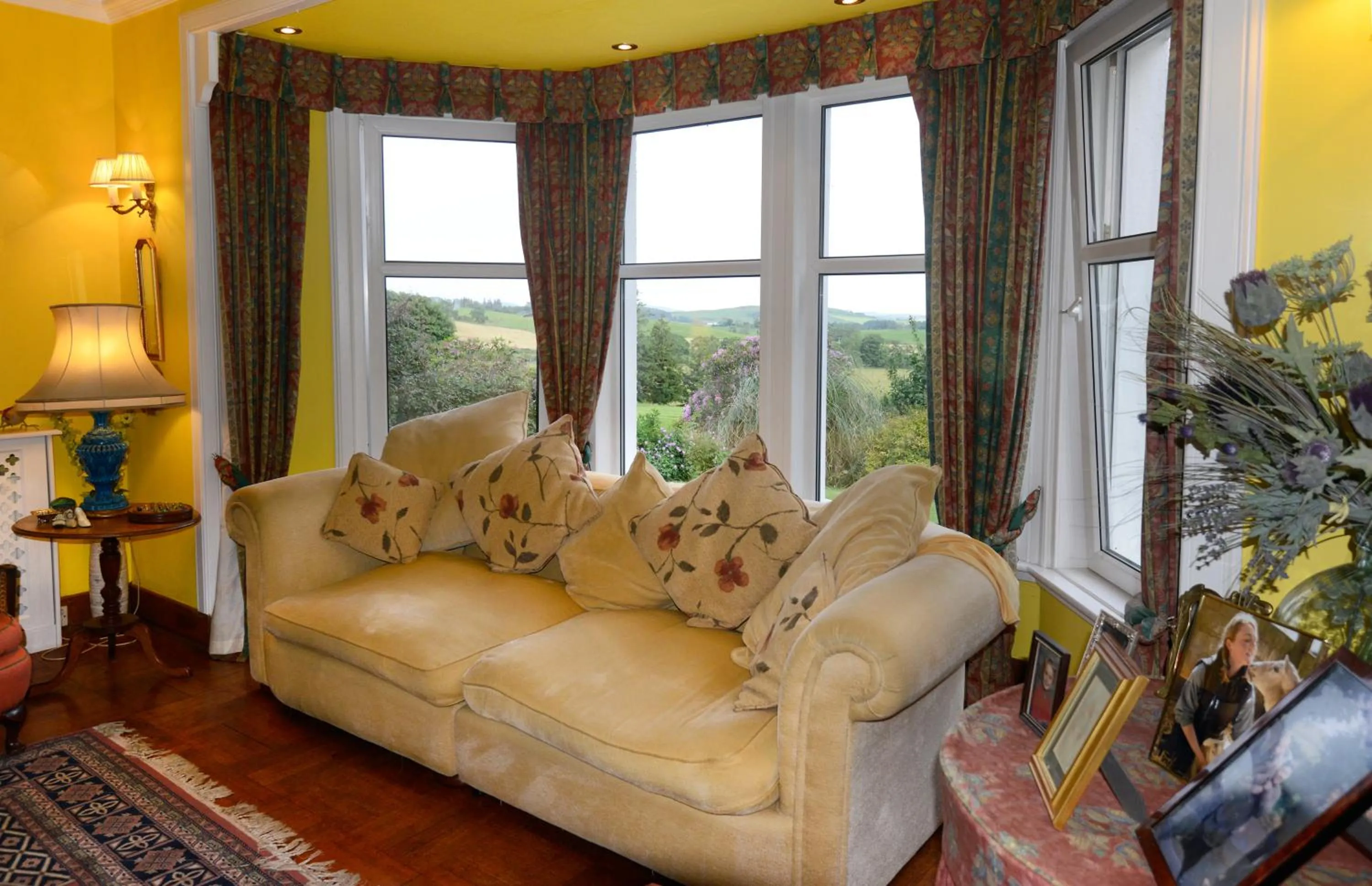 Communal lounge/ TV room in Craigadam Country House Hotel