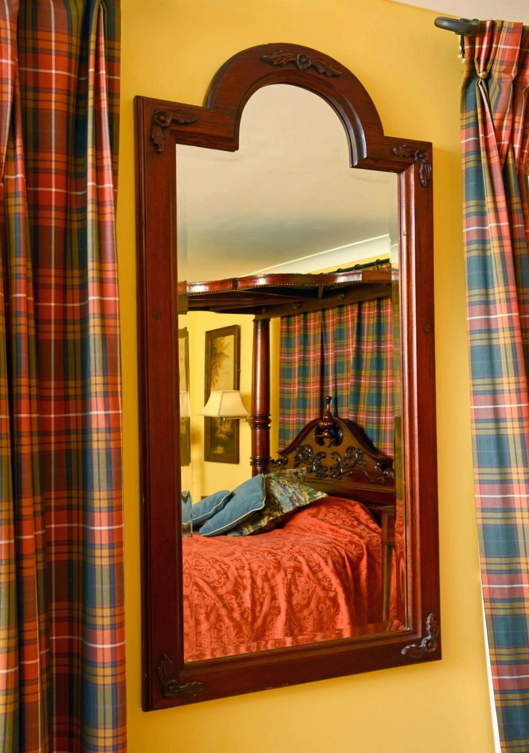 Decorative detail, Bed in Craigadam Country House Hotel