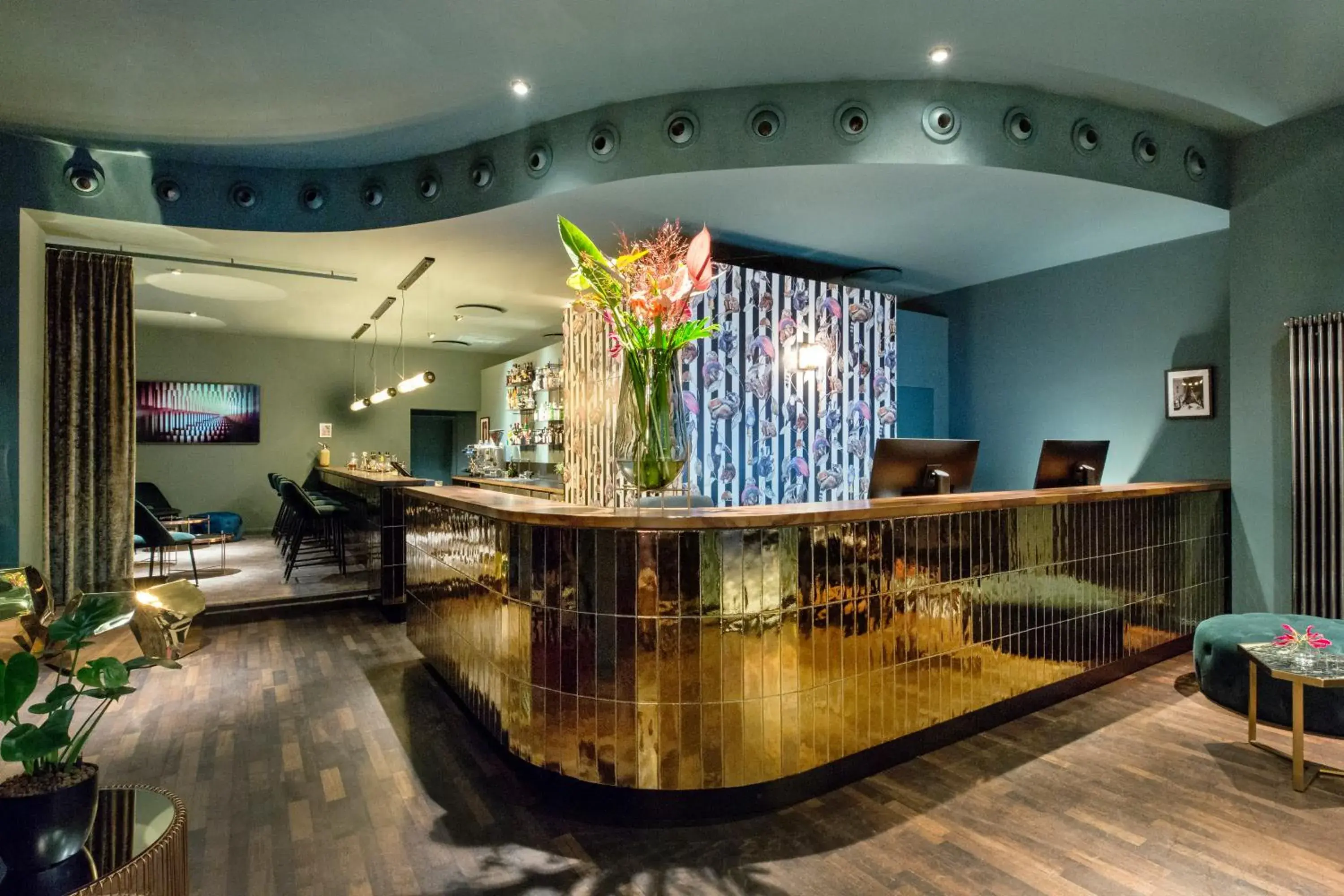 Lobby or reception in Manhattan Hotel Lobby or reception in Manhattan Hotel