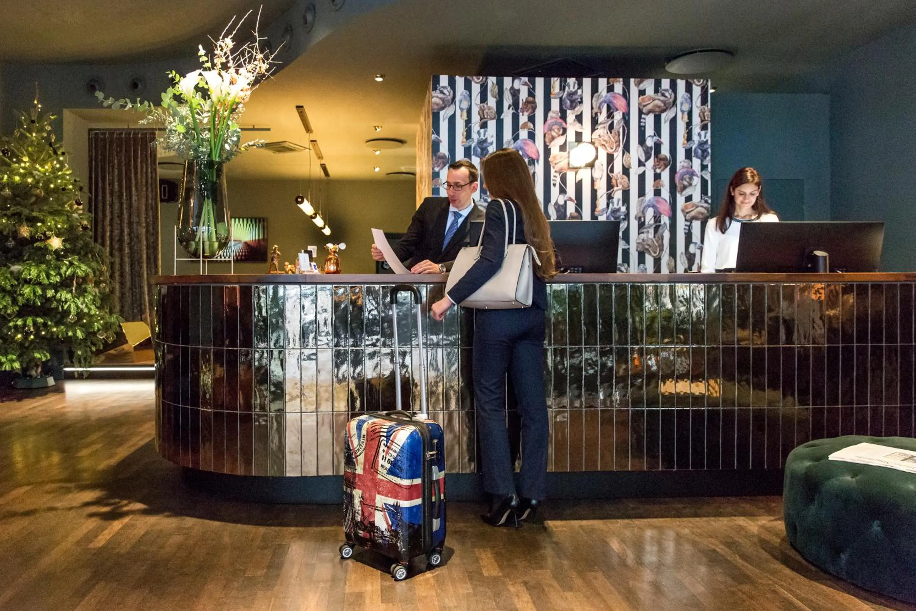 Staff in Manhattan Hotel