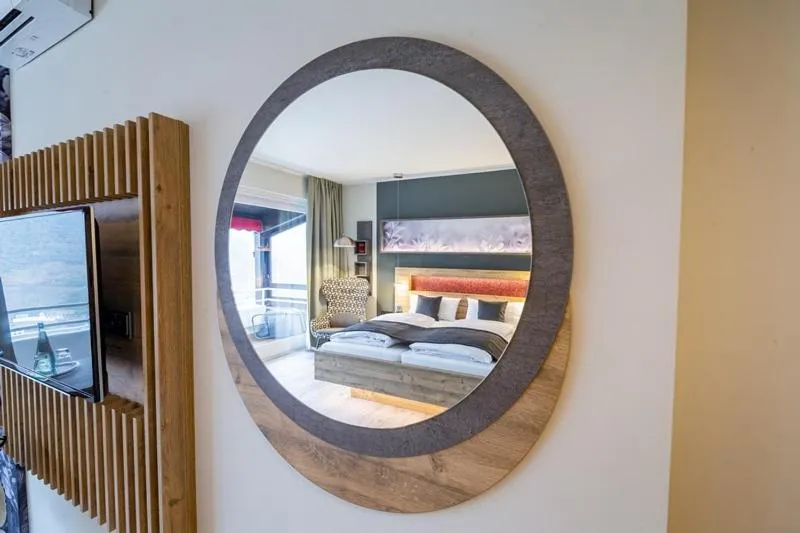 Bed in Hotel Hegenbarths