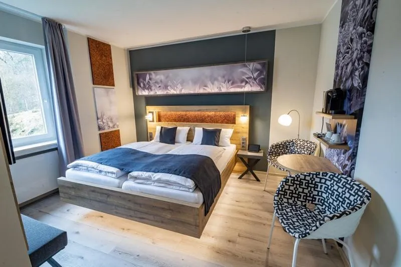 Bed in Hotel Hegenbarths