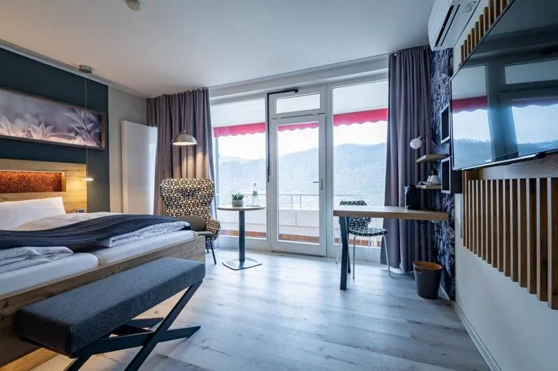 Bed in Hotel Hegenbarths