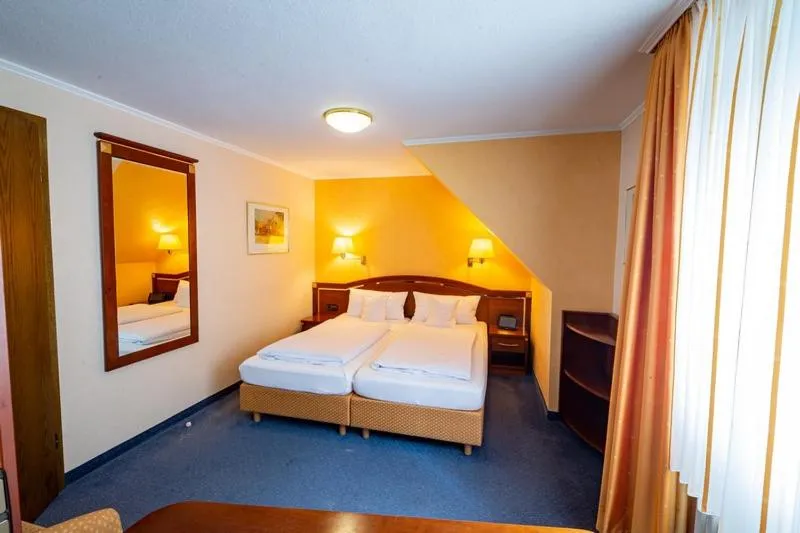 Bed in Hotel Hegenbarths