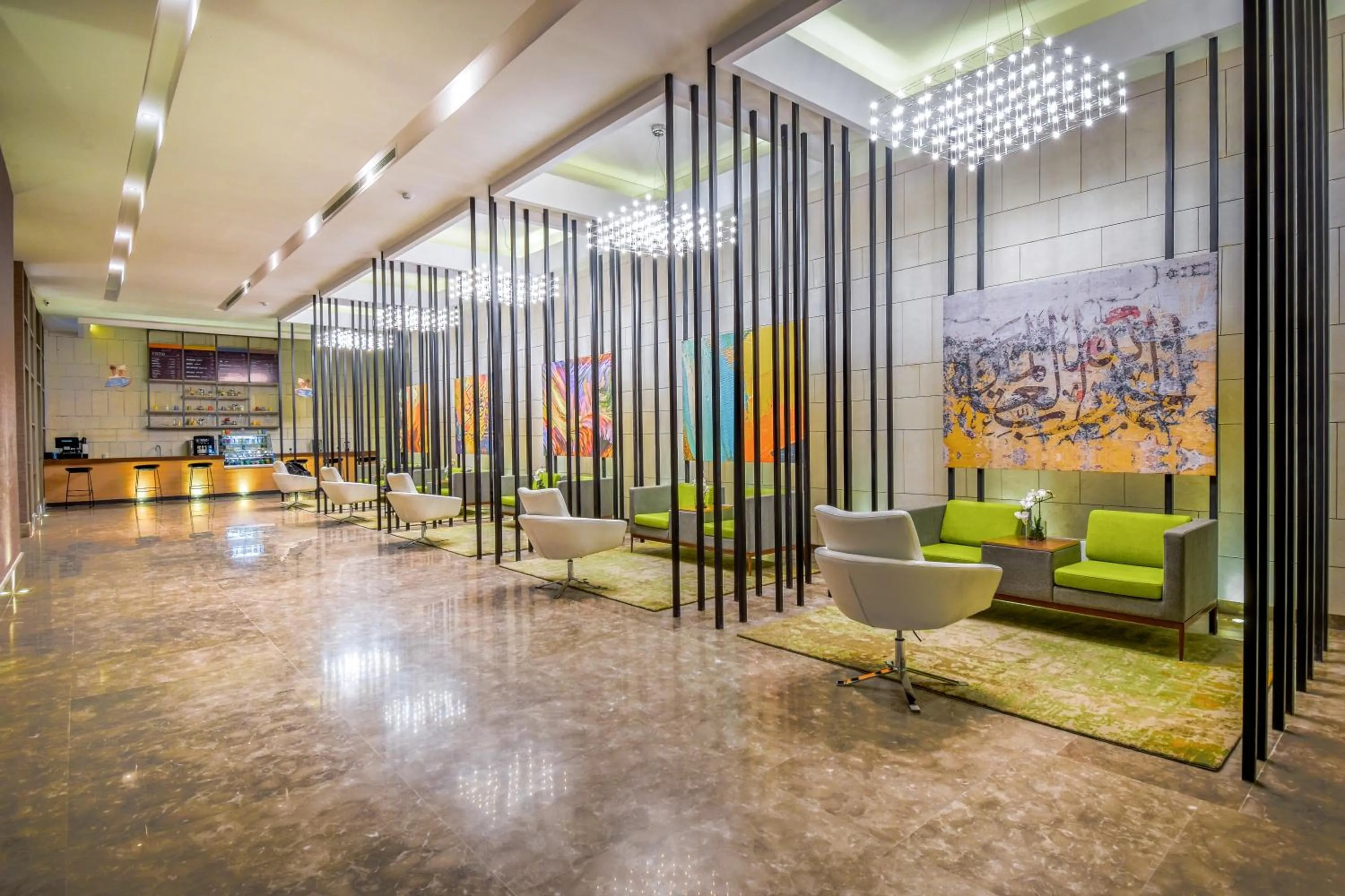 Lobby or reception in Ewaa Express Hotel - Khurais