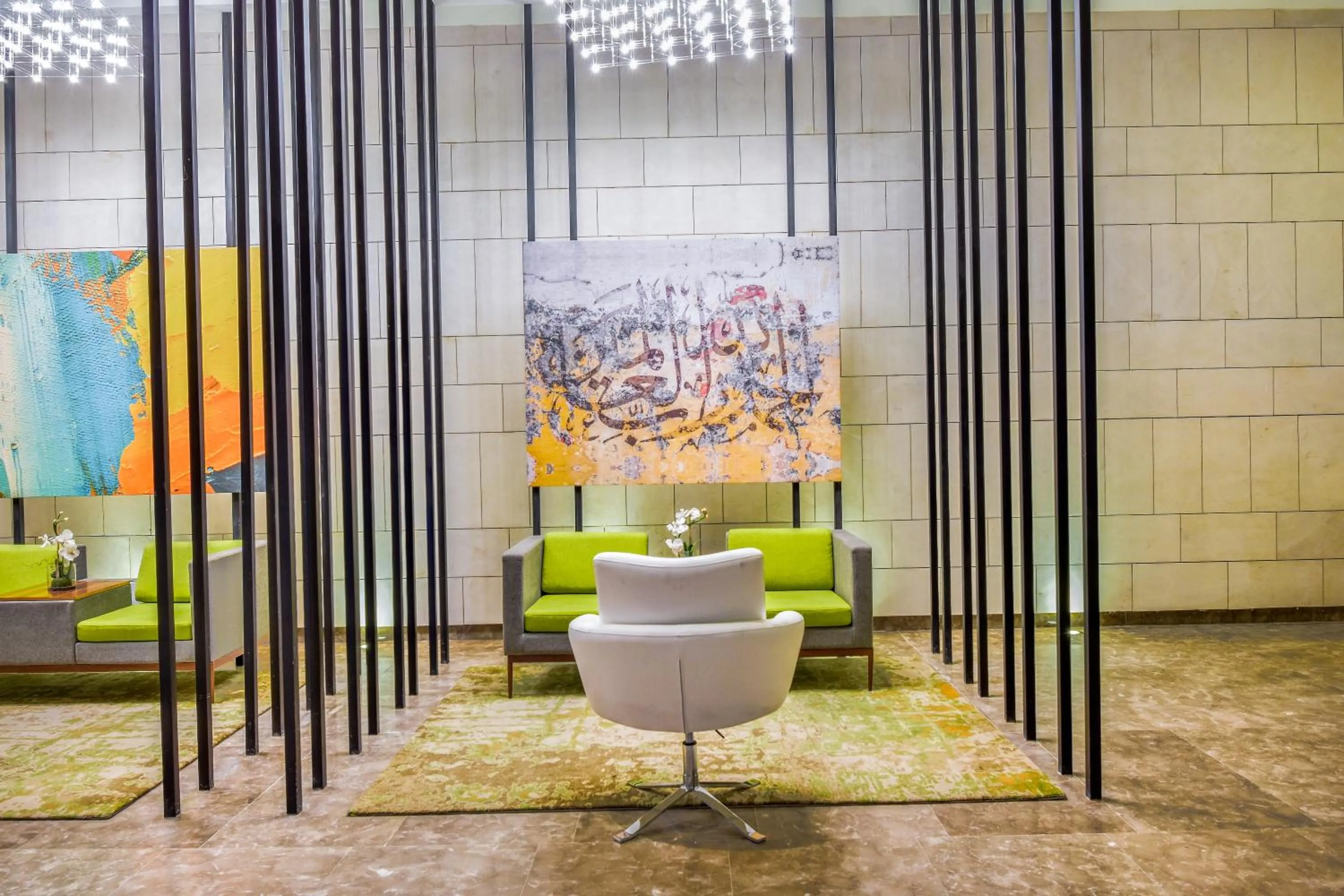 Lobby or reception in Ewaa Express Hotel - Khurais