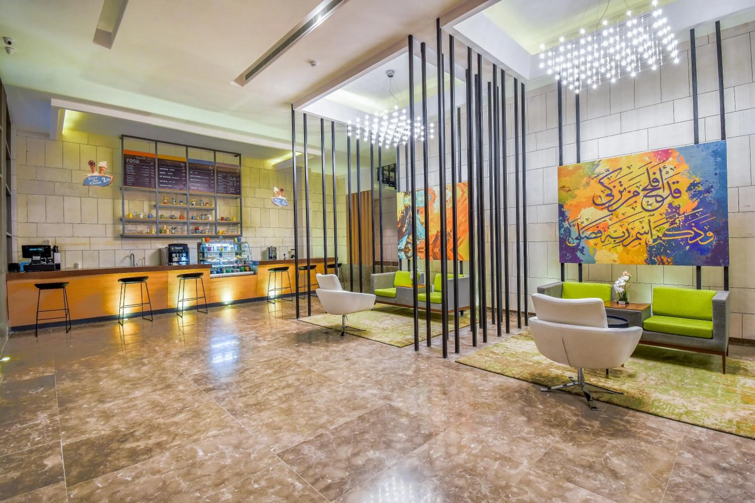 Lobby or reception in Ewaa Express Hotel - Khurais