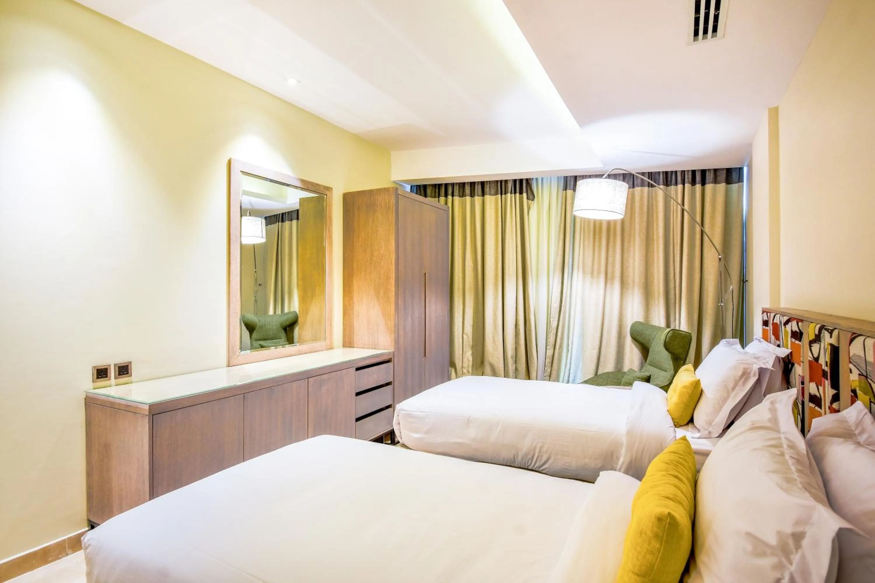 Bedroom, Bed in Ewaa Express Hotel - Khurais