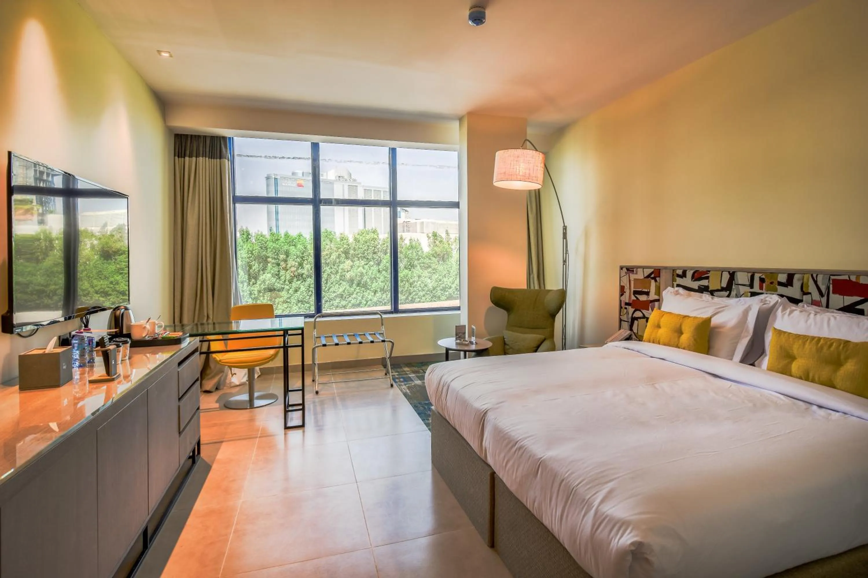 Photo of the whole room, Bed in Ewaa Express Hotel - Khurais