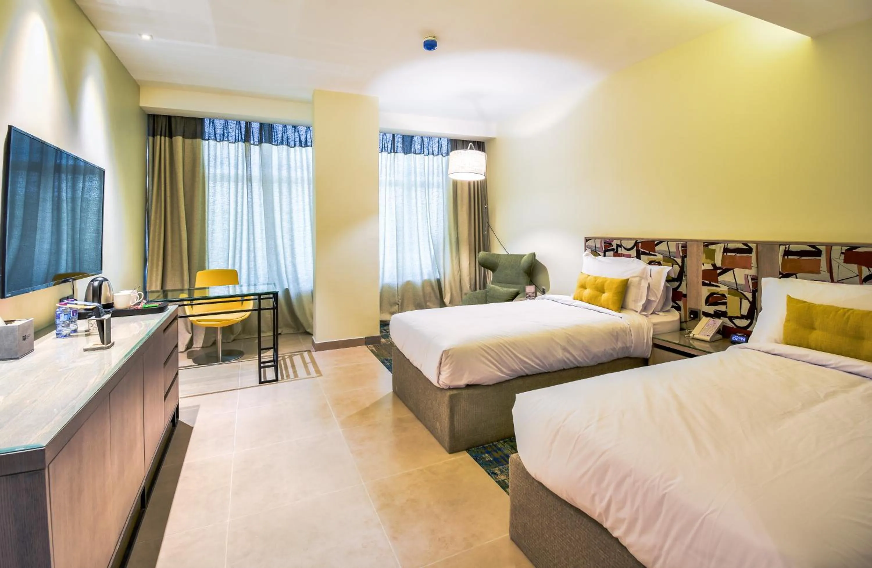 Photo of the whole room, Bed in Ewaa Express Hotel - Khurais