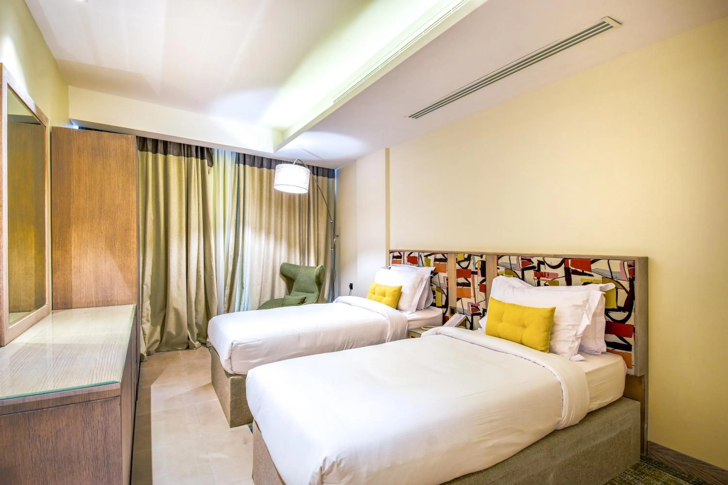 Bedroom, Bed in Ewaa Express Hotel - Khurais