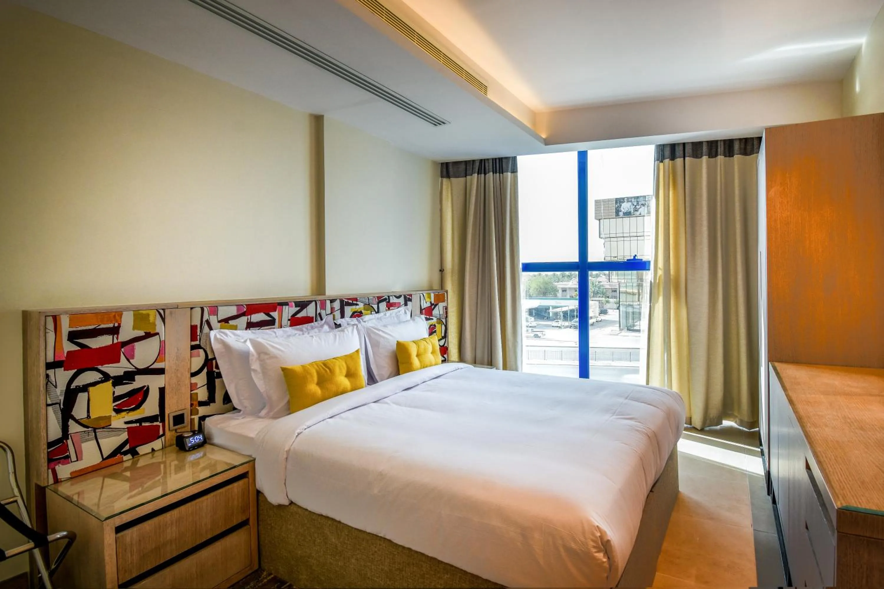 Bedroom, Bed in Ewaa Express Hotel - Khurais