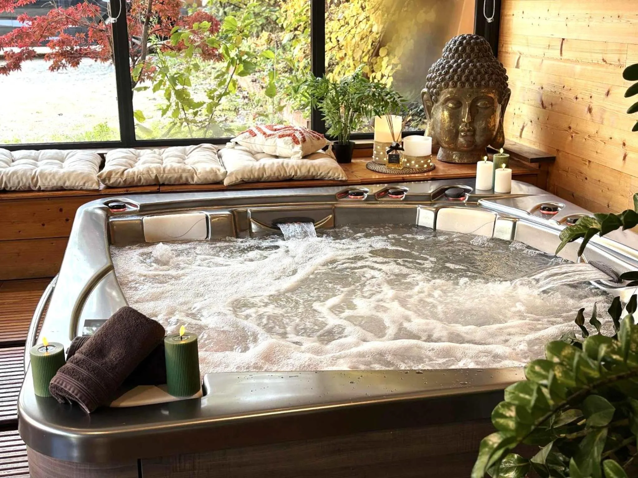 Spa and wellness centre/facilities in Hôtel Au Coq Dort Spa