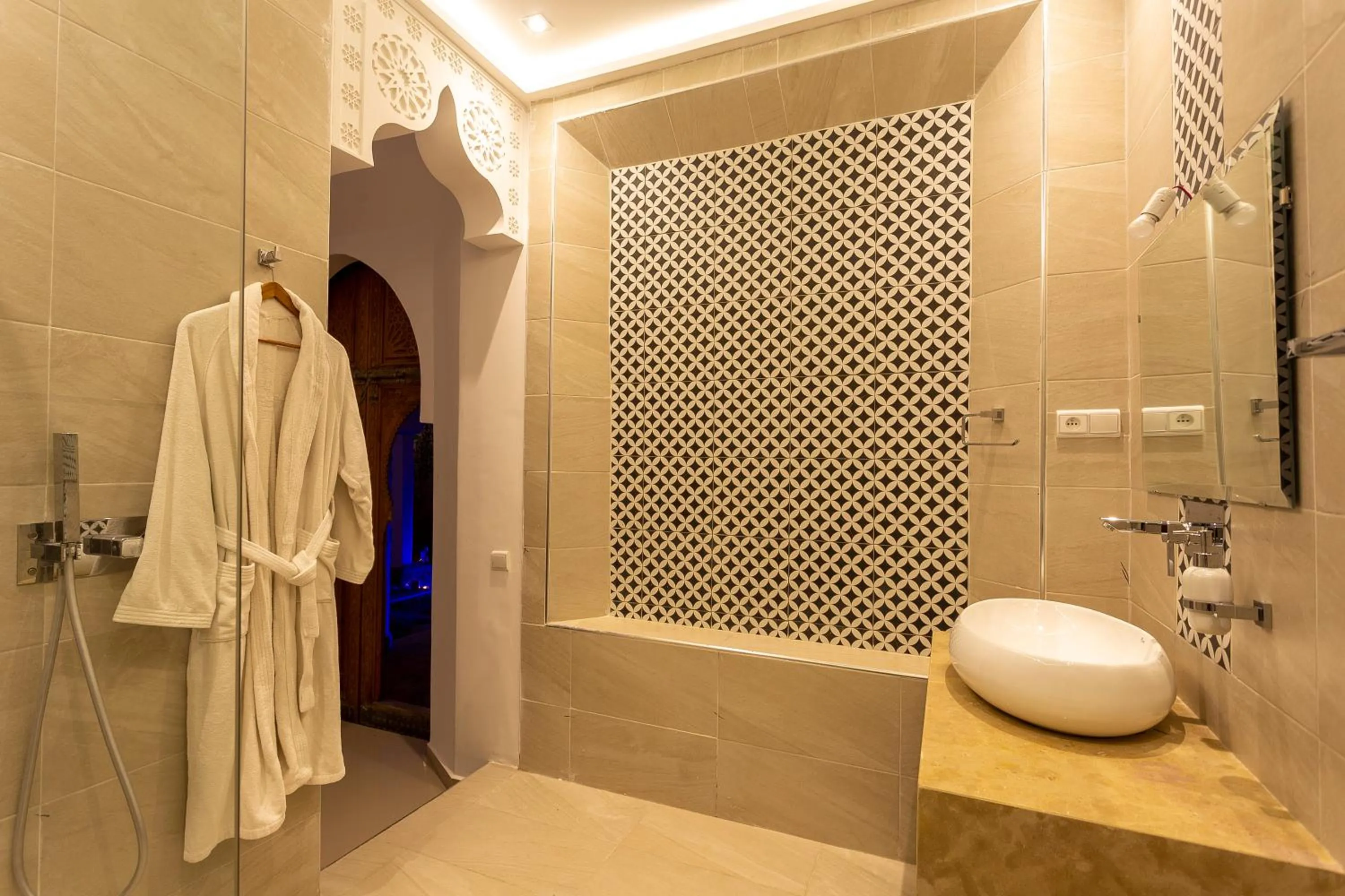 Shower in Riad Agdal Royal & Spa