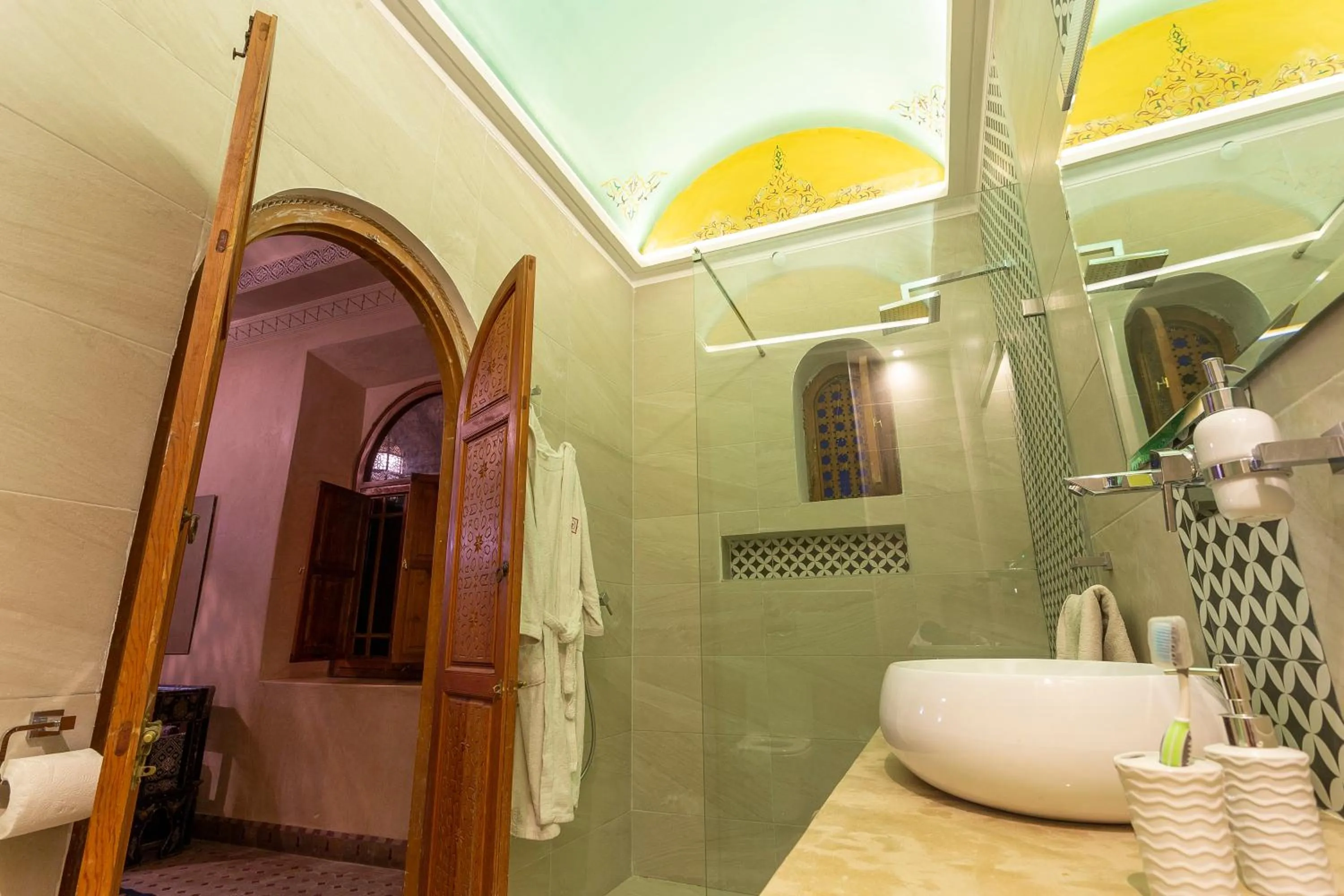 Shower in Riad Agdal Royal & Spa