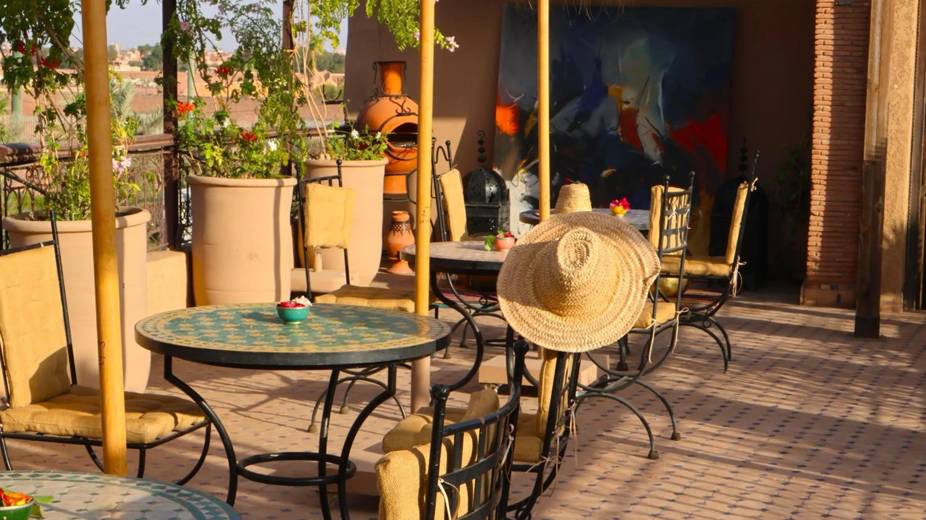 BBQ facilities in Riad Agdal Royal & Spa