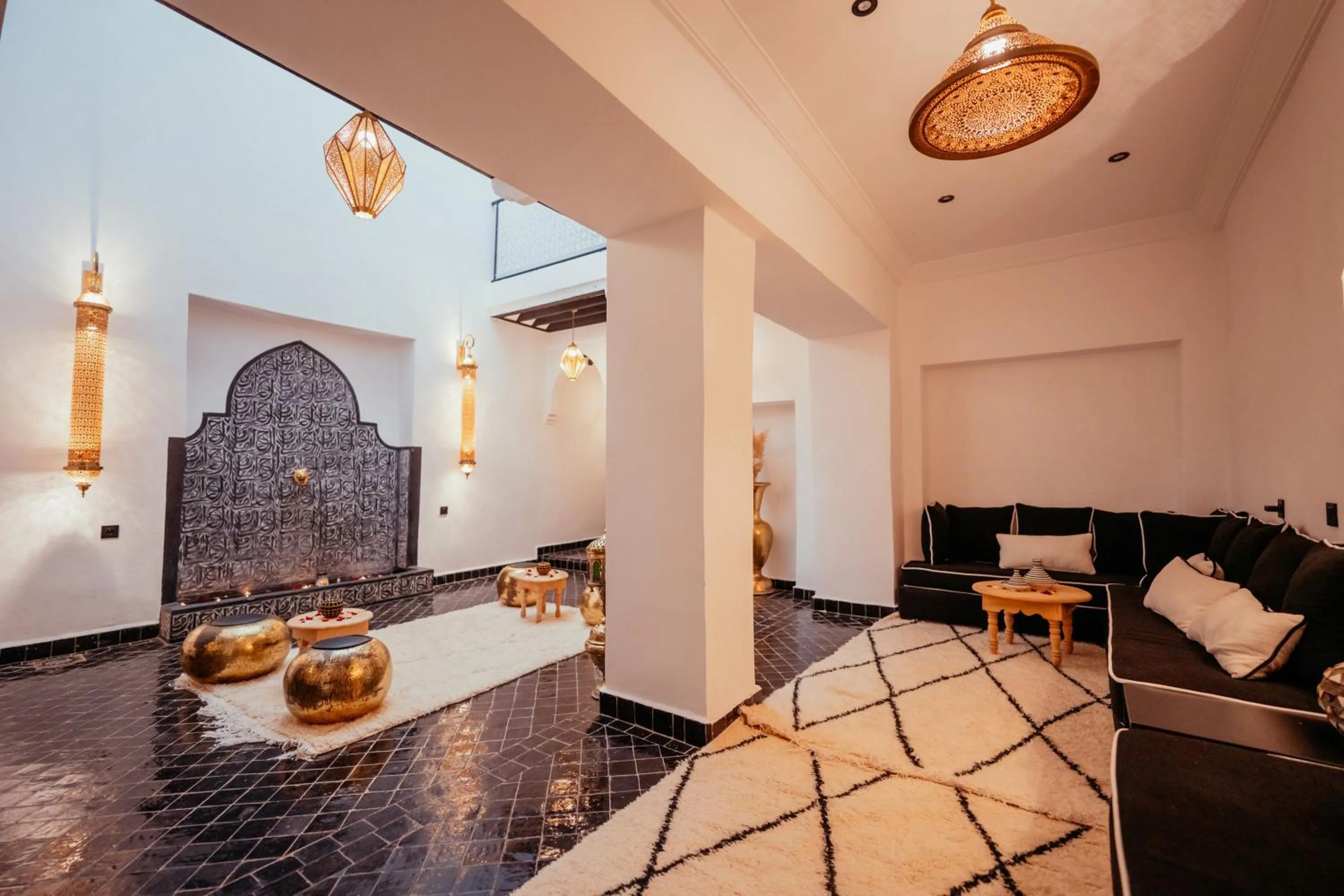 Living room in Riad Agdal Royal & Spa