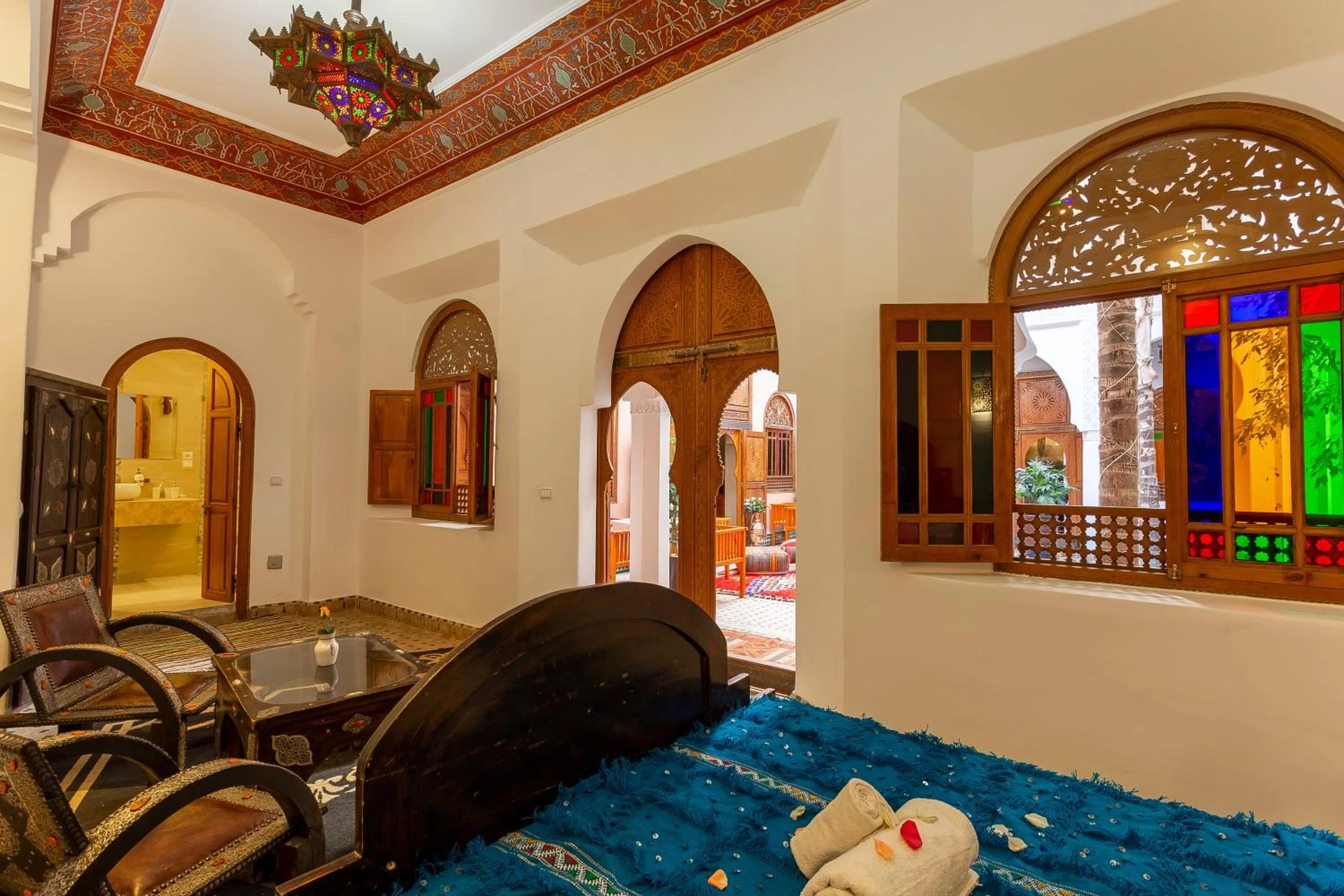 Bedroom in Riad Agdal Royal & Spa