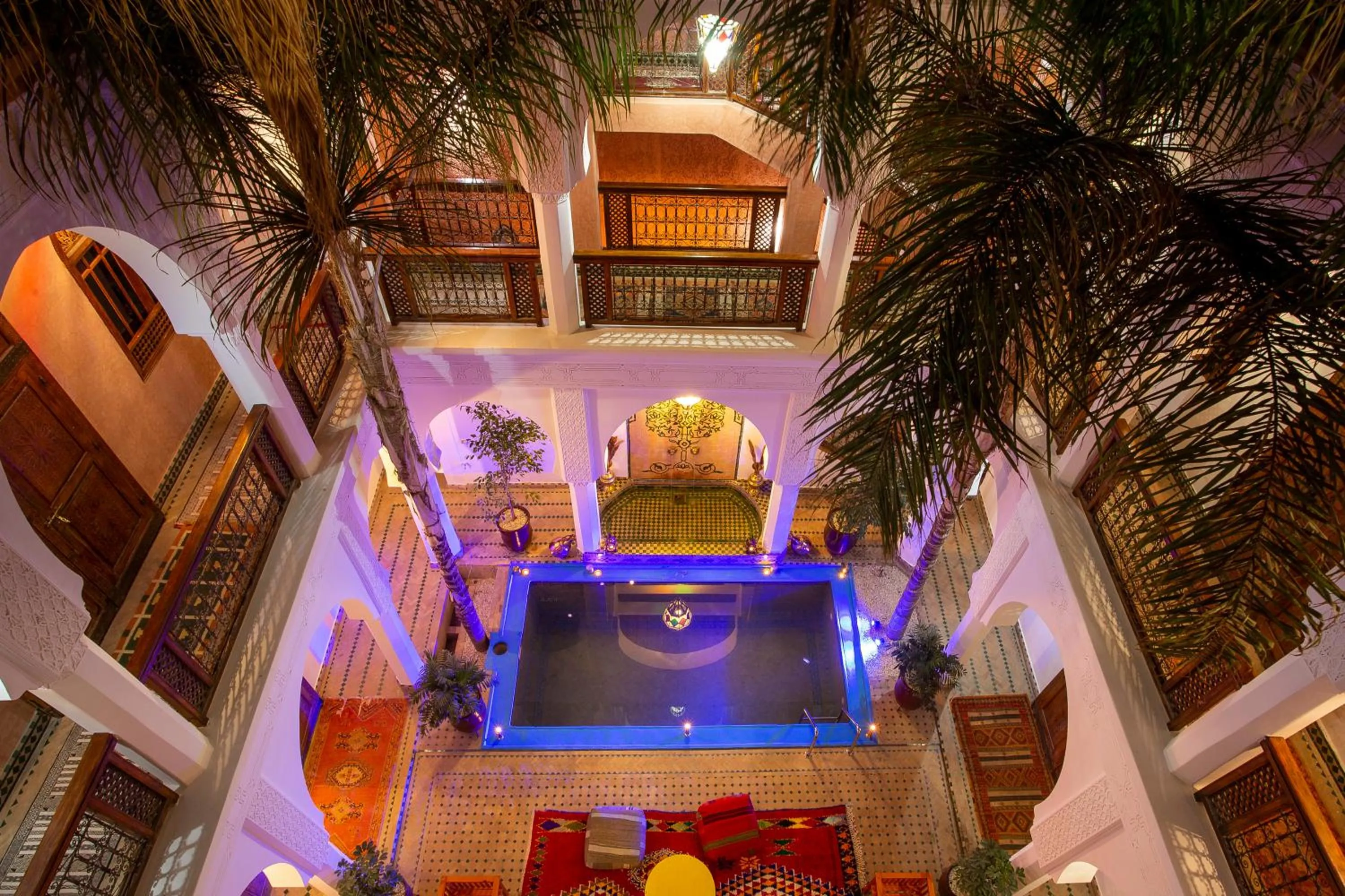 Pool view in Riad Agdal Royal & Spa