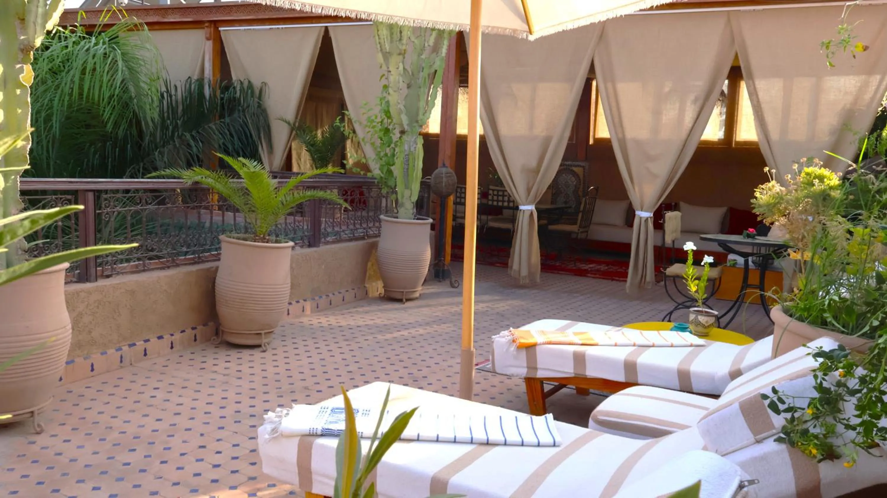 Patio in Riad Agdal Royal & Spa